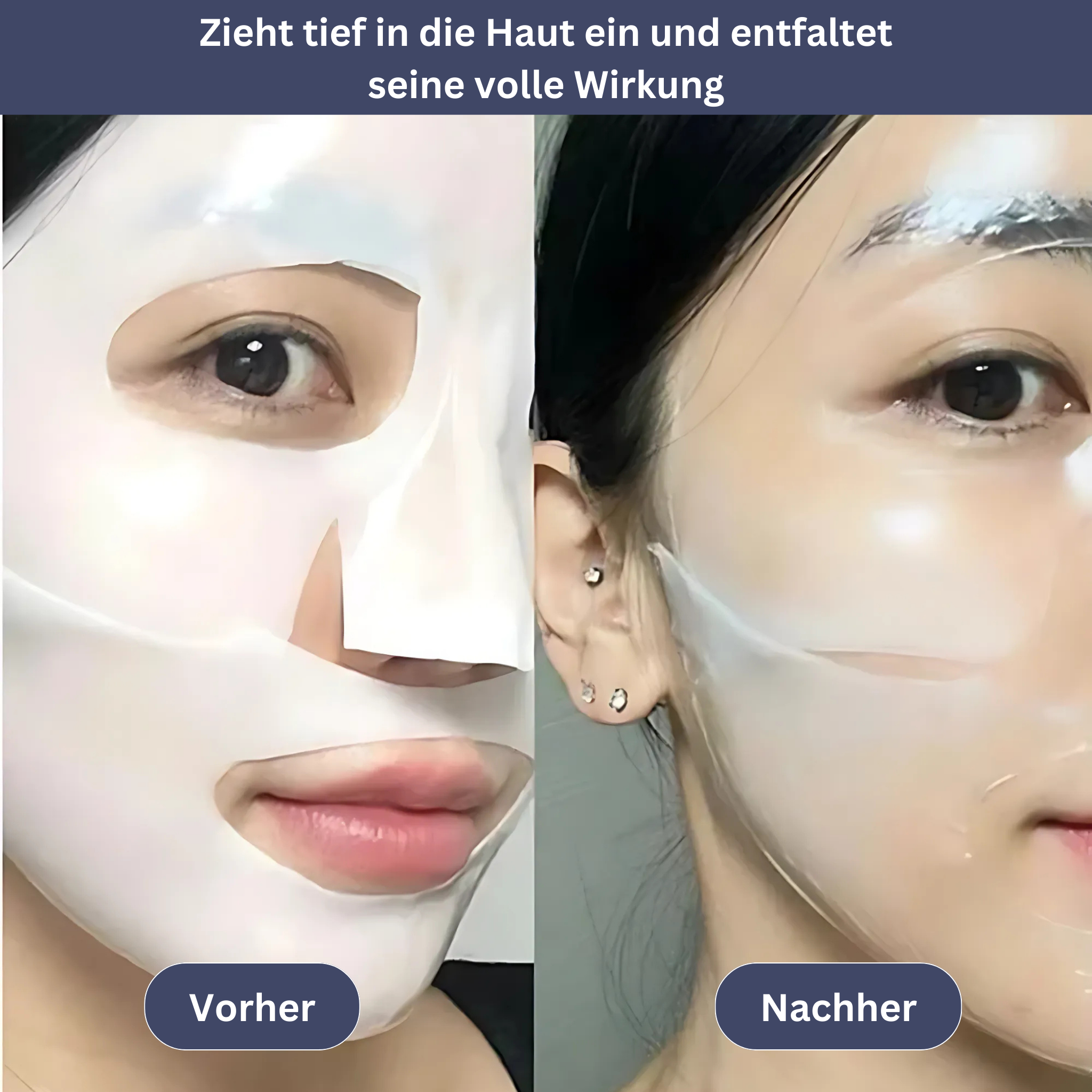 Bio Kollagen Gesichtsmaske