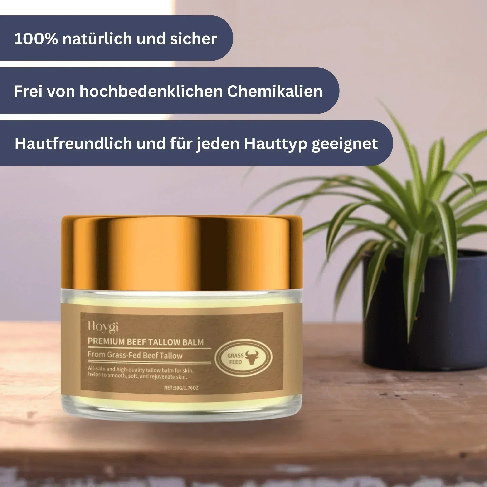 Premium Beef Tallow Balm – From Grass-Fed Cattle