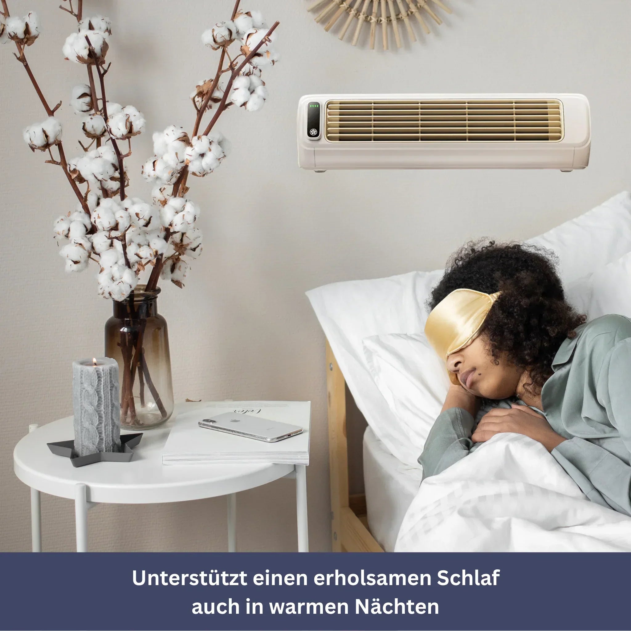 Tragbare Klimaanlage mit 3 Geschwindigkeiten