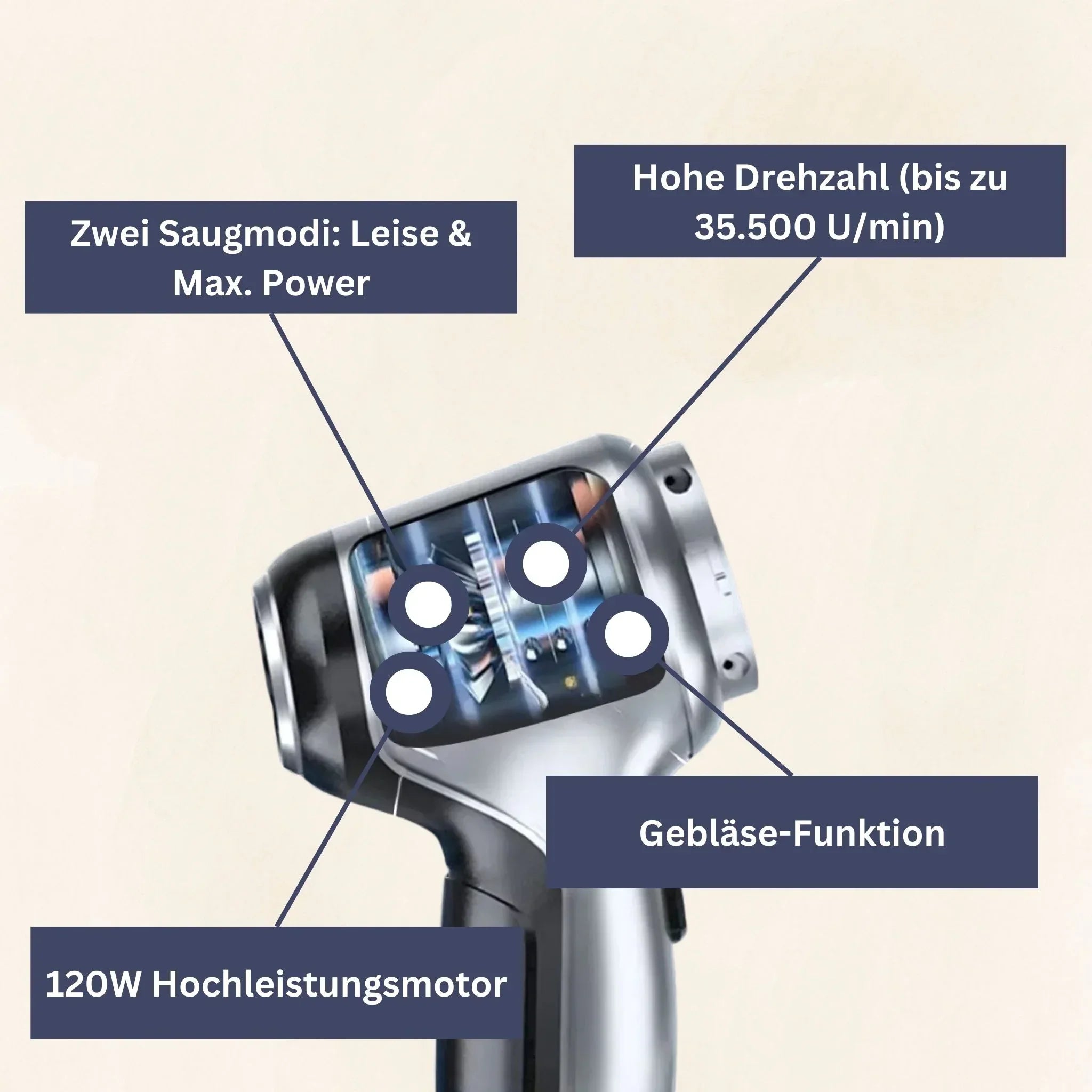 CleanJet Handheld Vacuum Cleaner