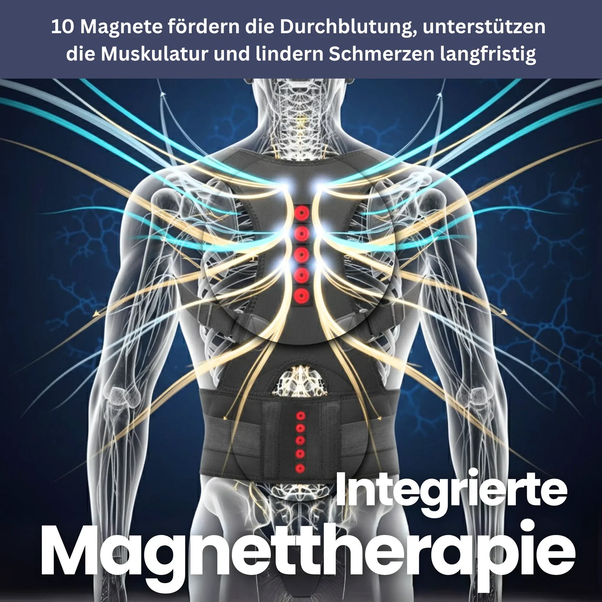 CoreShield Max Magnet-Rückenorthese