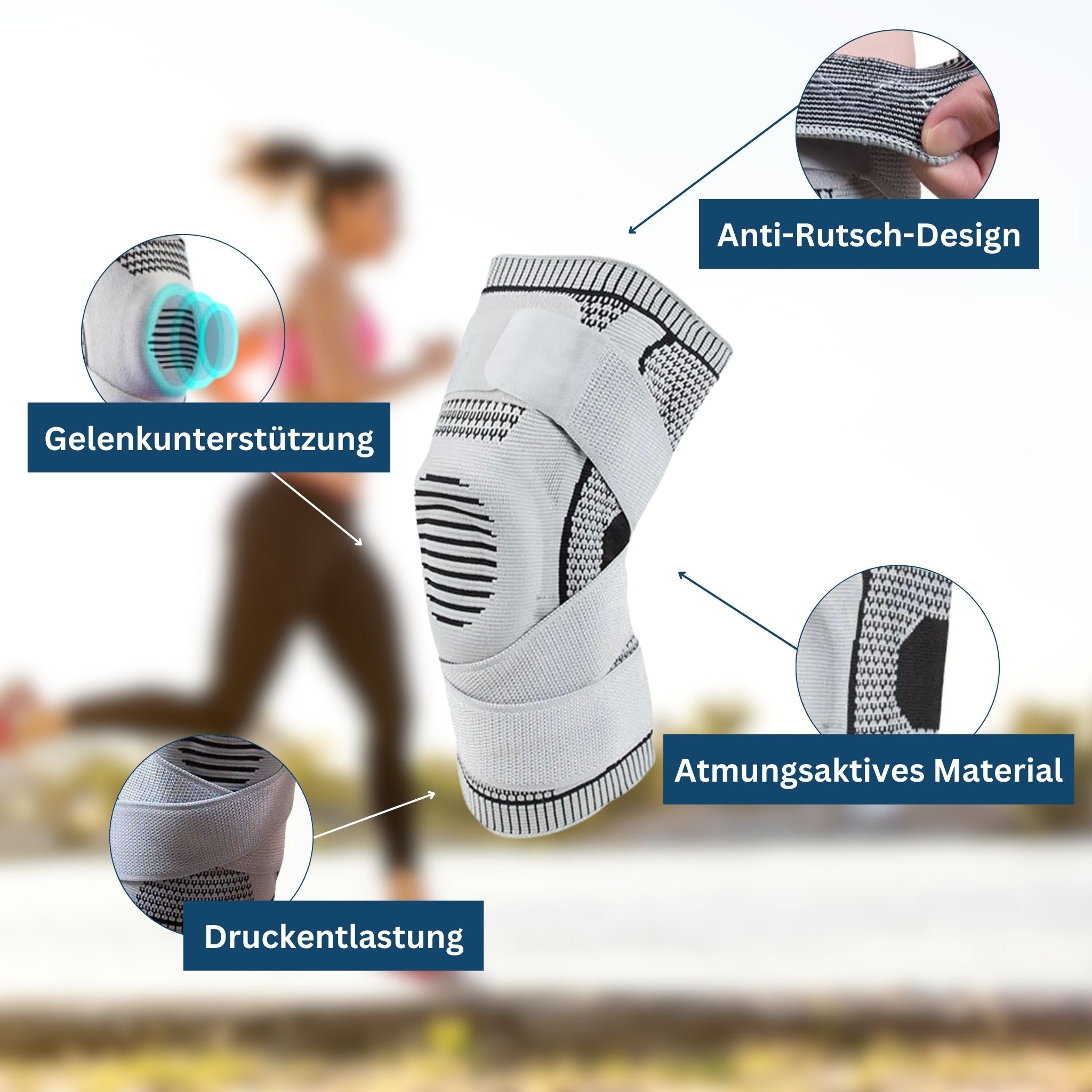 Orthopädische Kniebandage – Balance