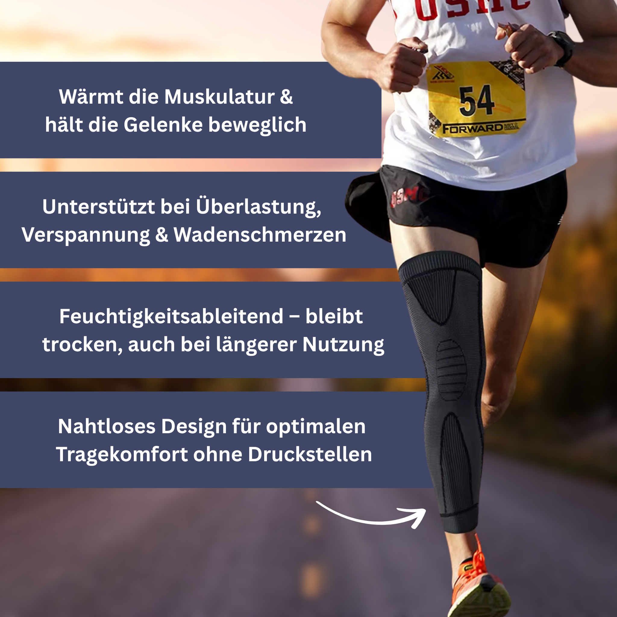 PowerKnee Kompressions-Kniebandage