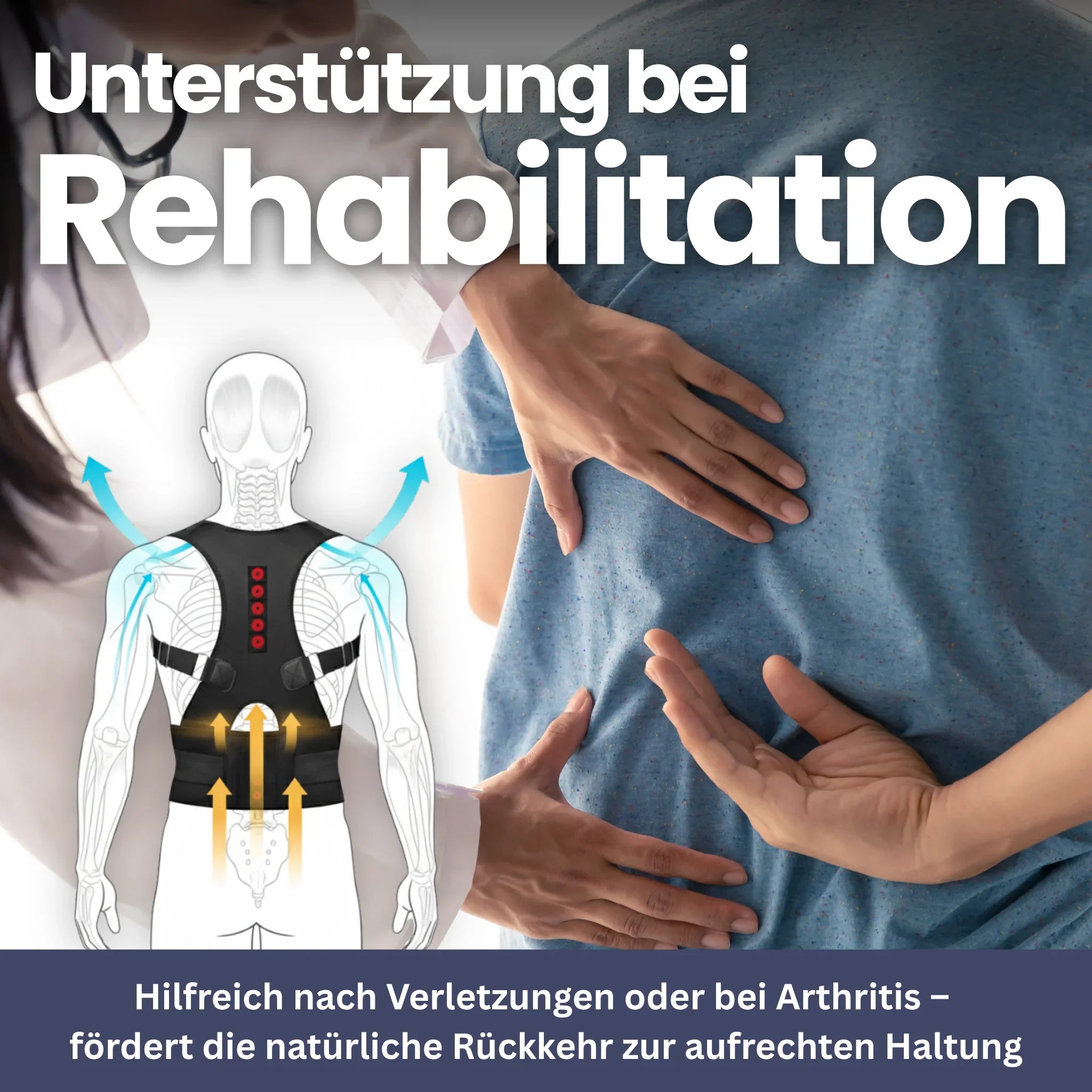 CoreShield Max Magnet-Rückenorthese