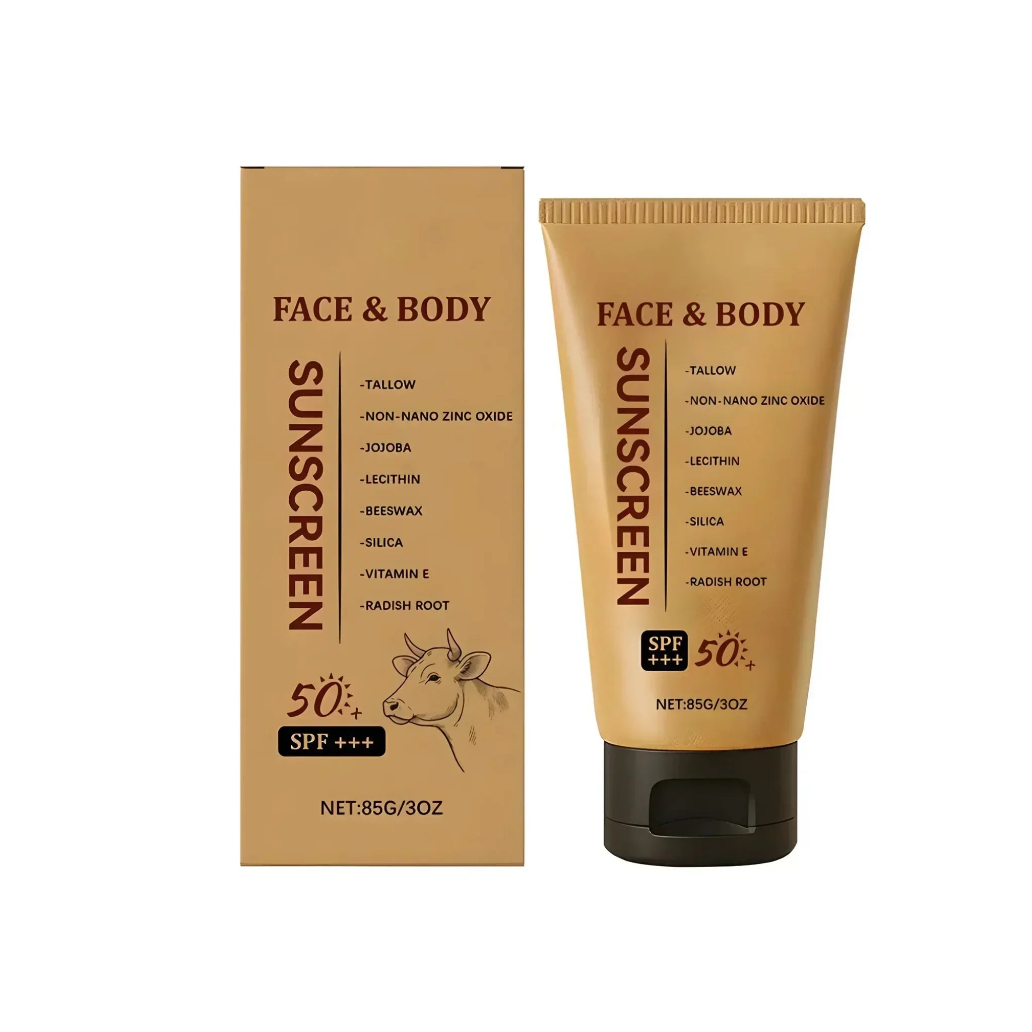 Beef Tallow Mineralischer Sonnenschutz SPF 50