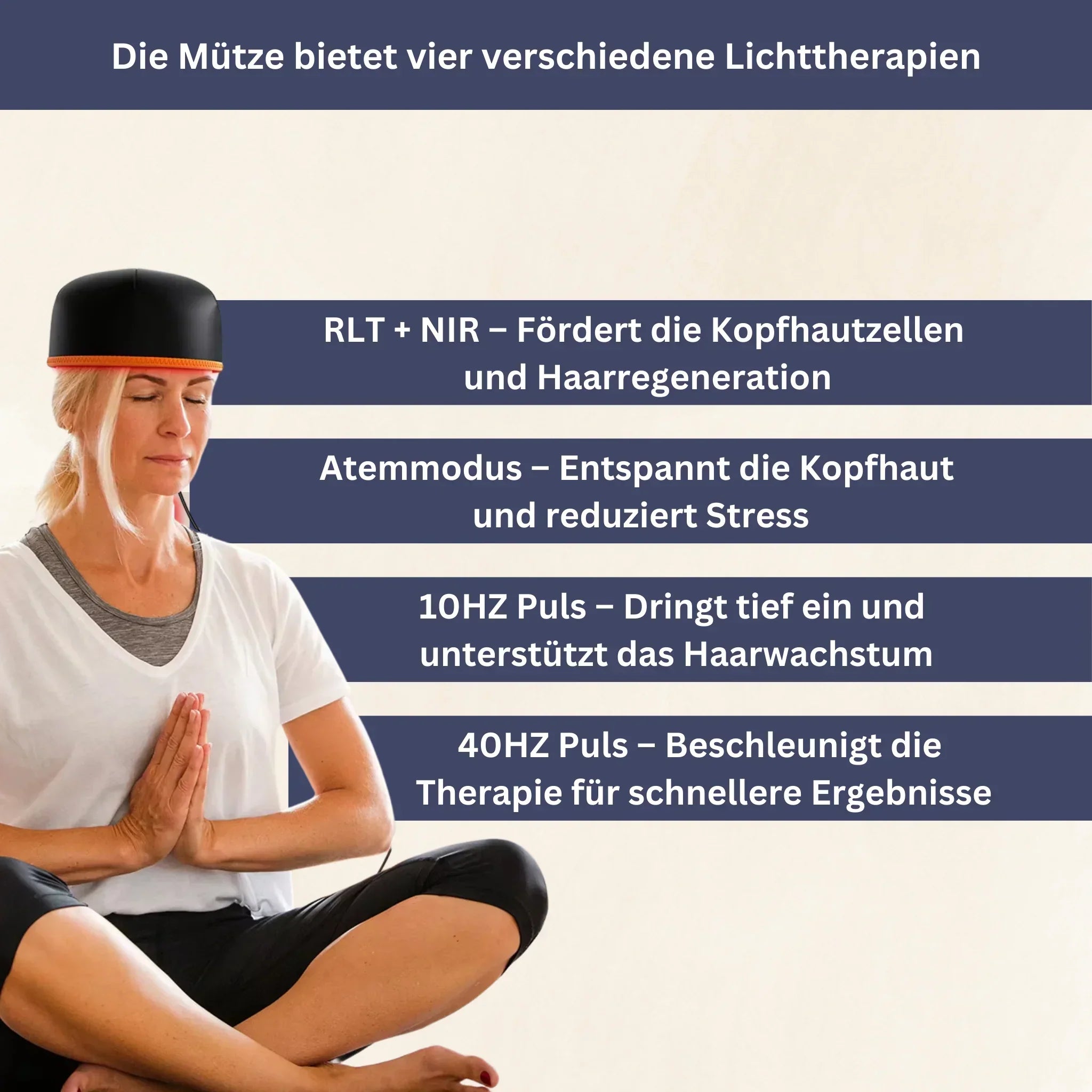 HairRevive Lichttherapie-Mütze
