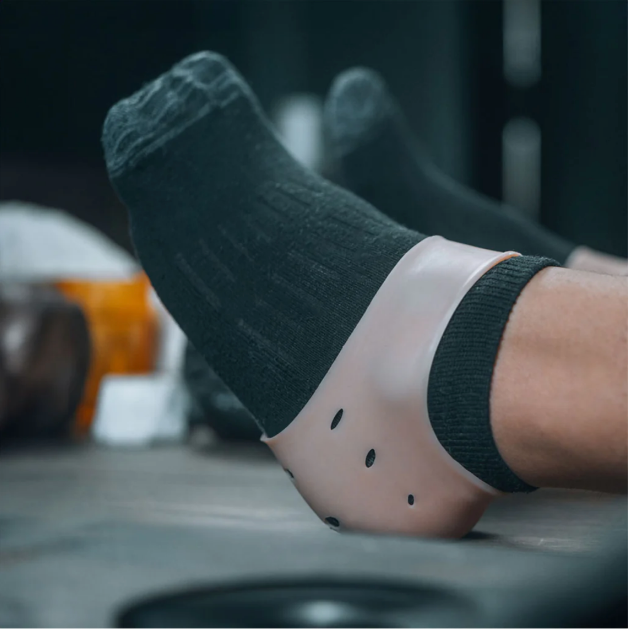 SilkProtect Reusable Silicone Heel Socks