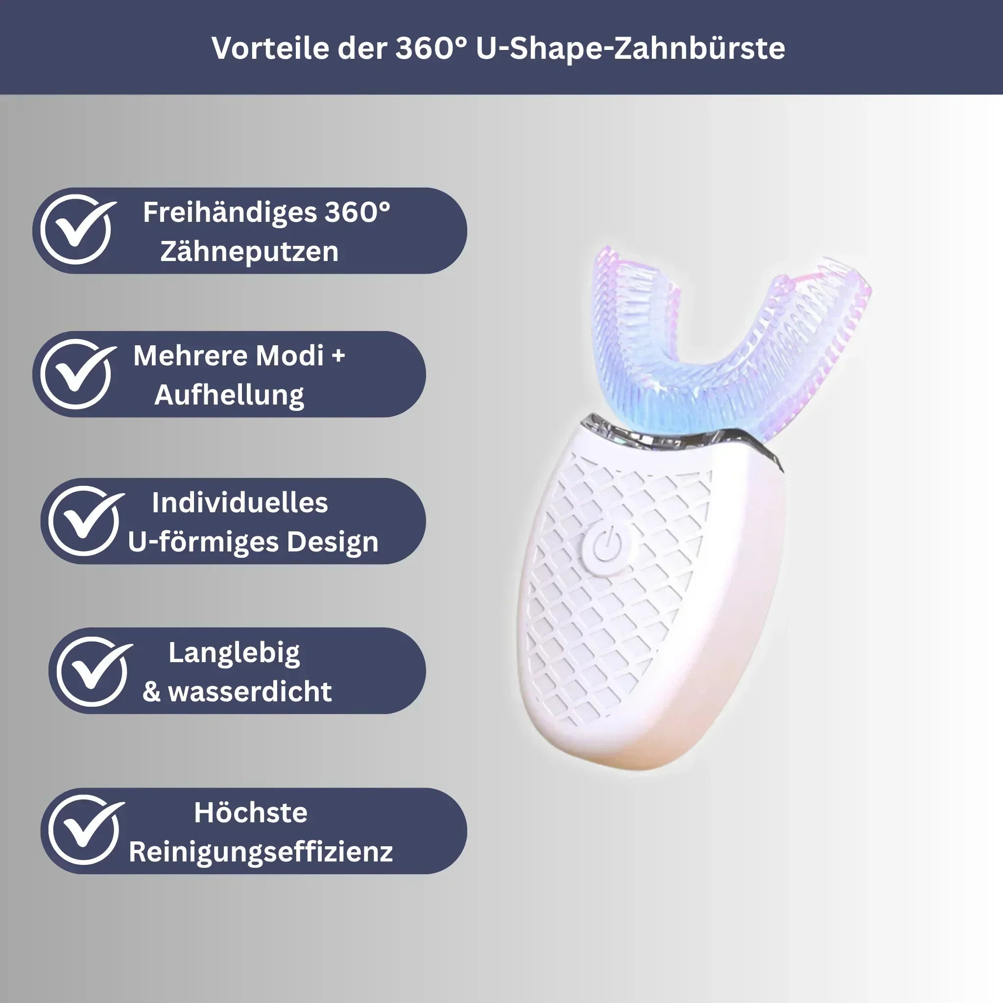 BrushPro - Vollautomatische Rundum-Zahnbürste