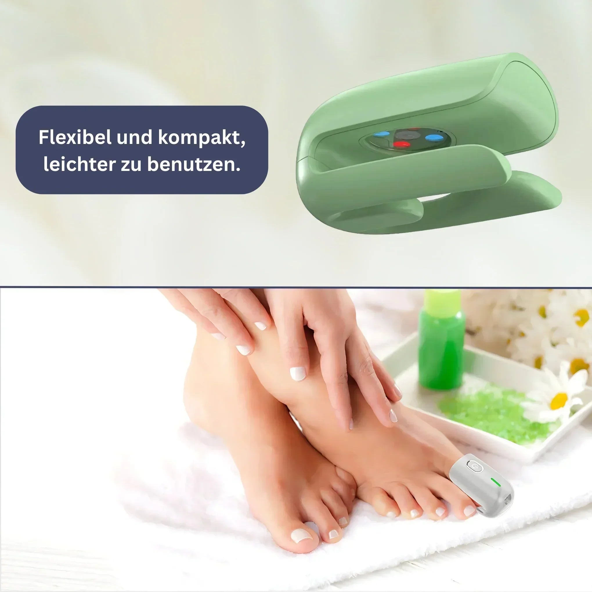 DermaClear Pro - Nagelpflegegerät zur Pilzreduktion & Reinigung