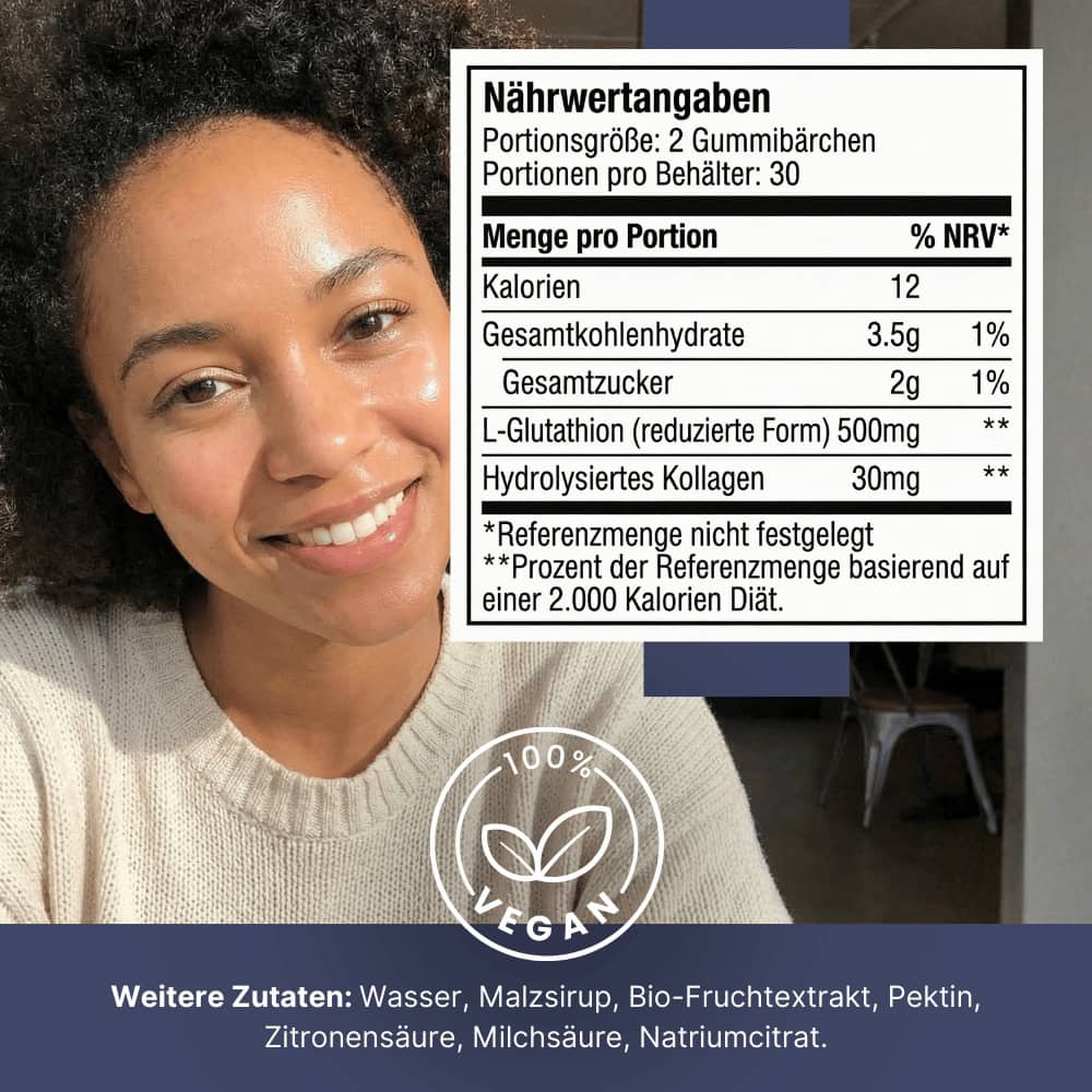 Glutathion Beauty Gummies – 13-fach Komplex