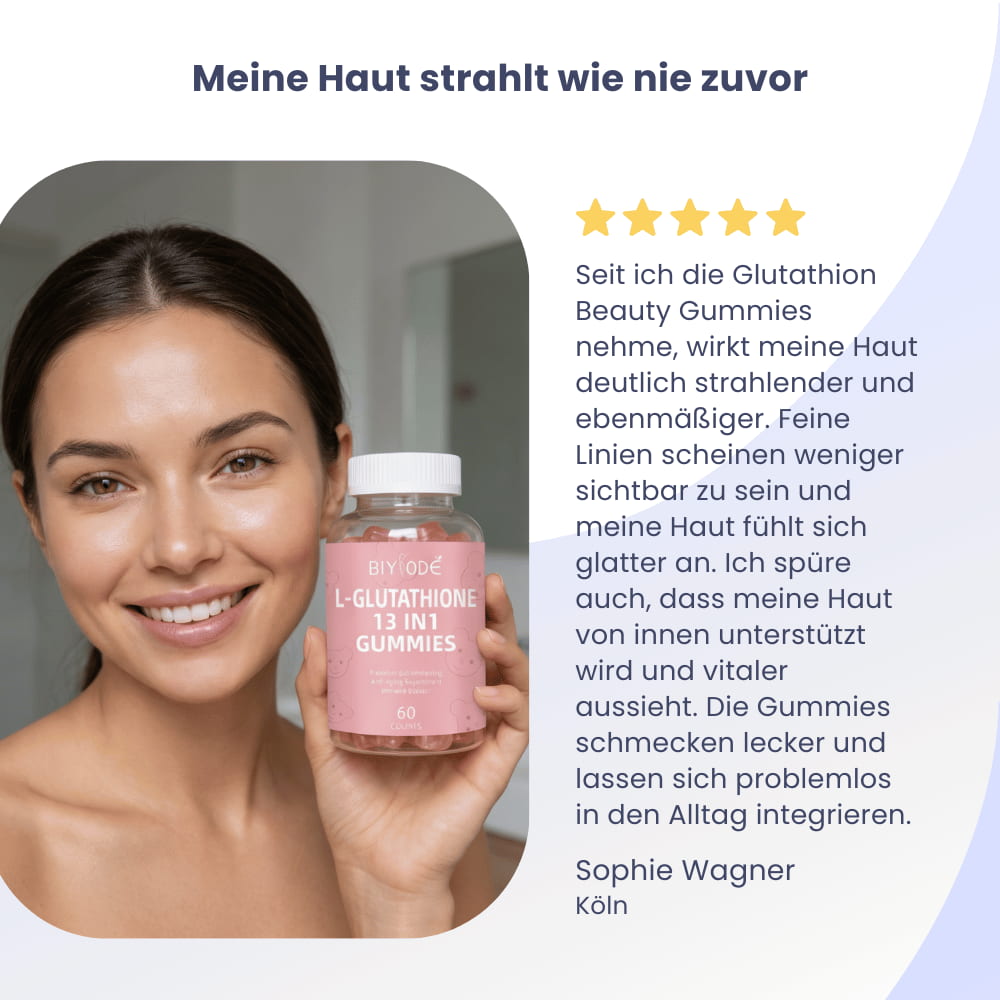Glutathion Beauty Gummies – 13-fach Komplex
