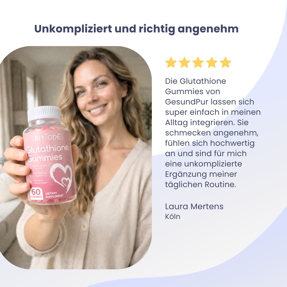 Hautpflege Gummies – Glutathion & Vitamine