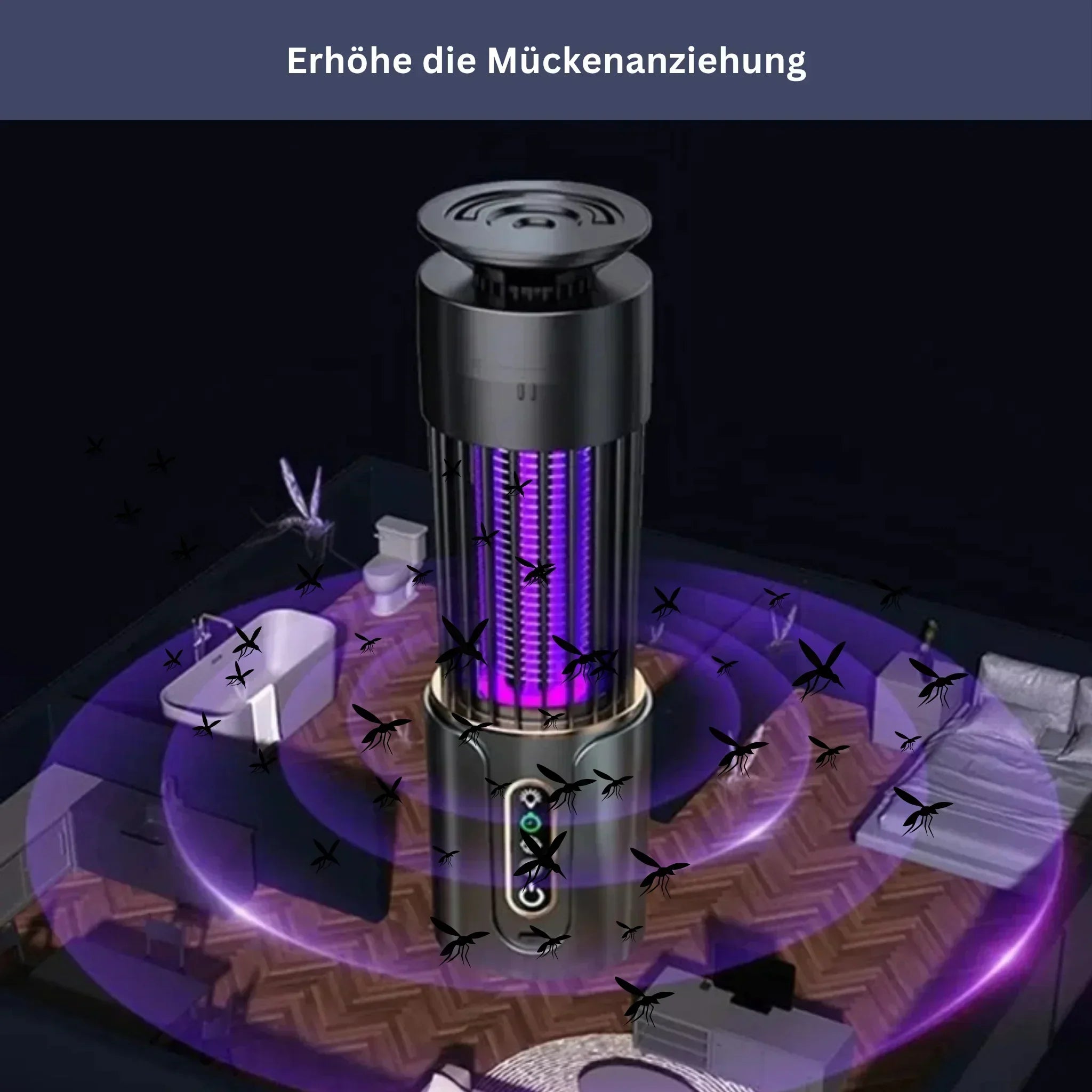 InsectGuard Pro – Multifunktions-Mückenfalle