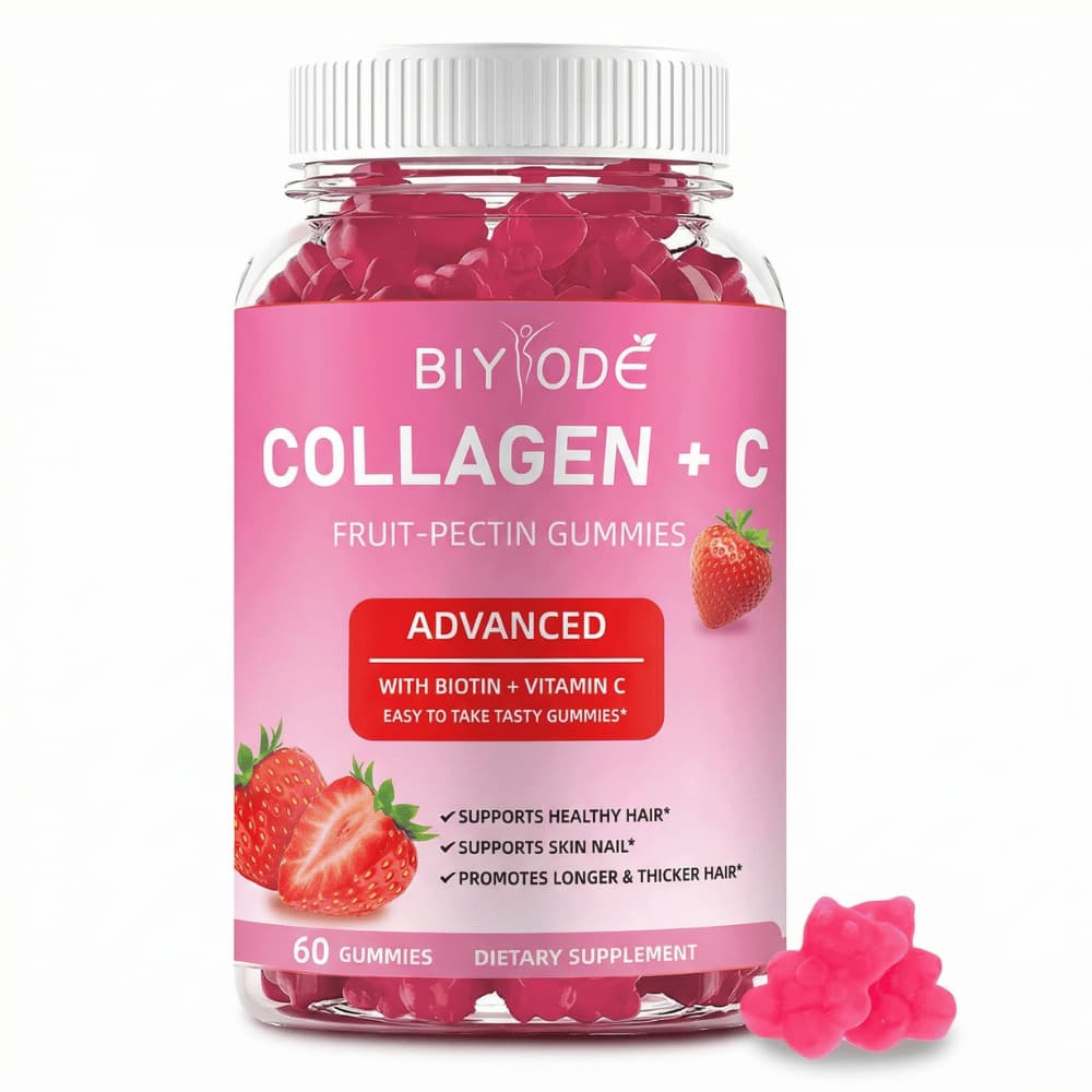 Kollagen + Vitamin C Gummies für Haut, Haare & Nägel