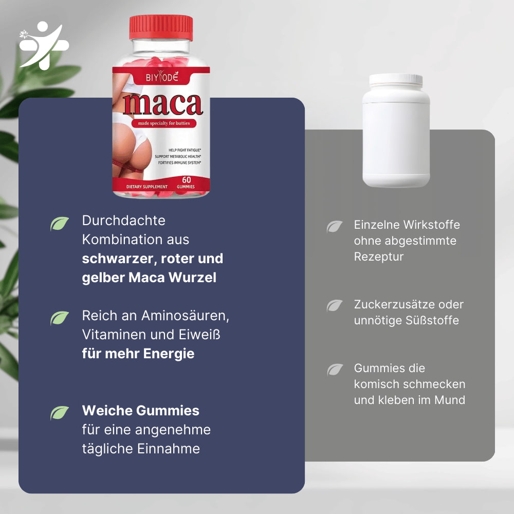 Maca Gummies für Frauen – Energie & Wohlbefinden