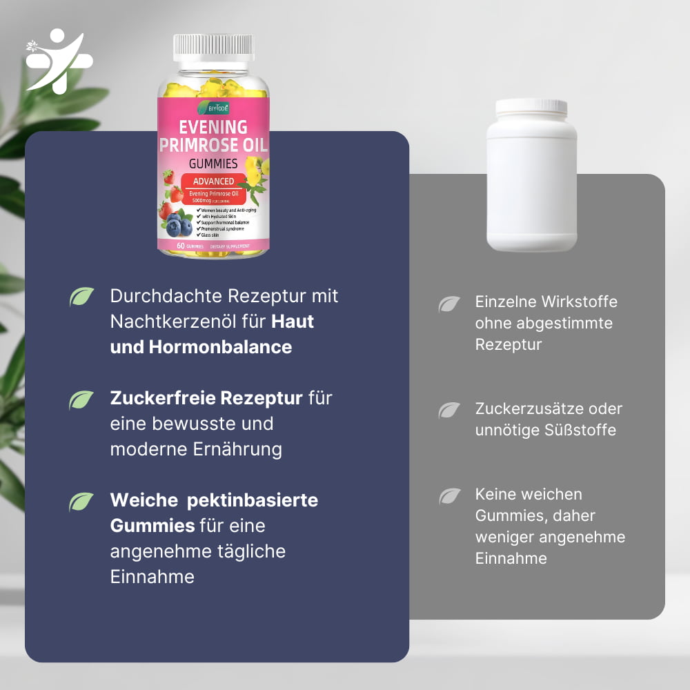 Nachtkerzenöl Gummies – Für Haut & Hormonbalance