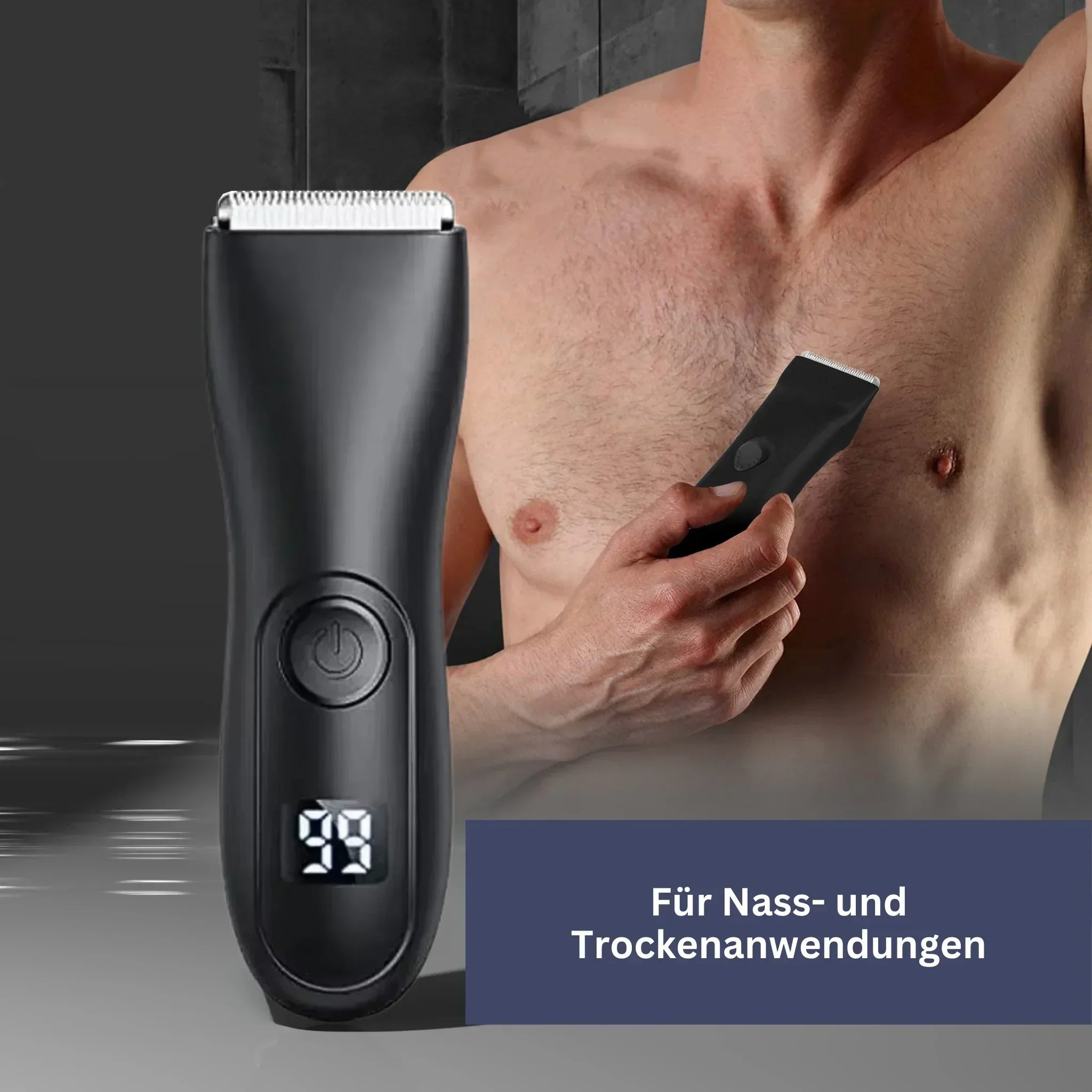 Precision Body Trimmer – Waterproof and Rechargeable