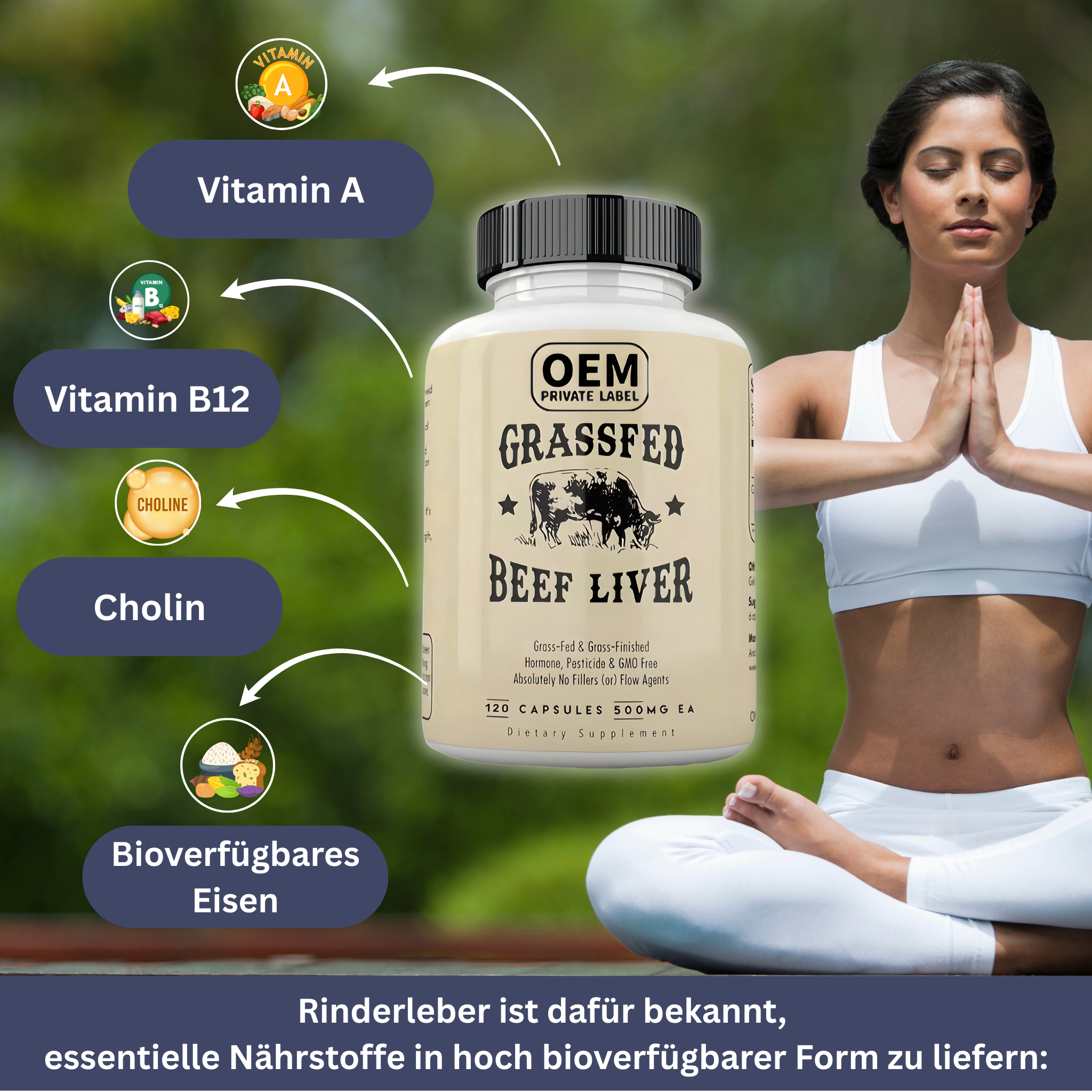 Rinderleber-Kapseln – Energie & Vitalität