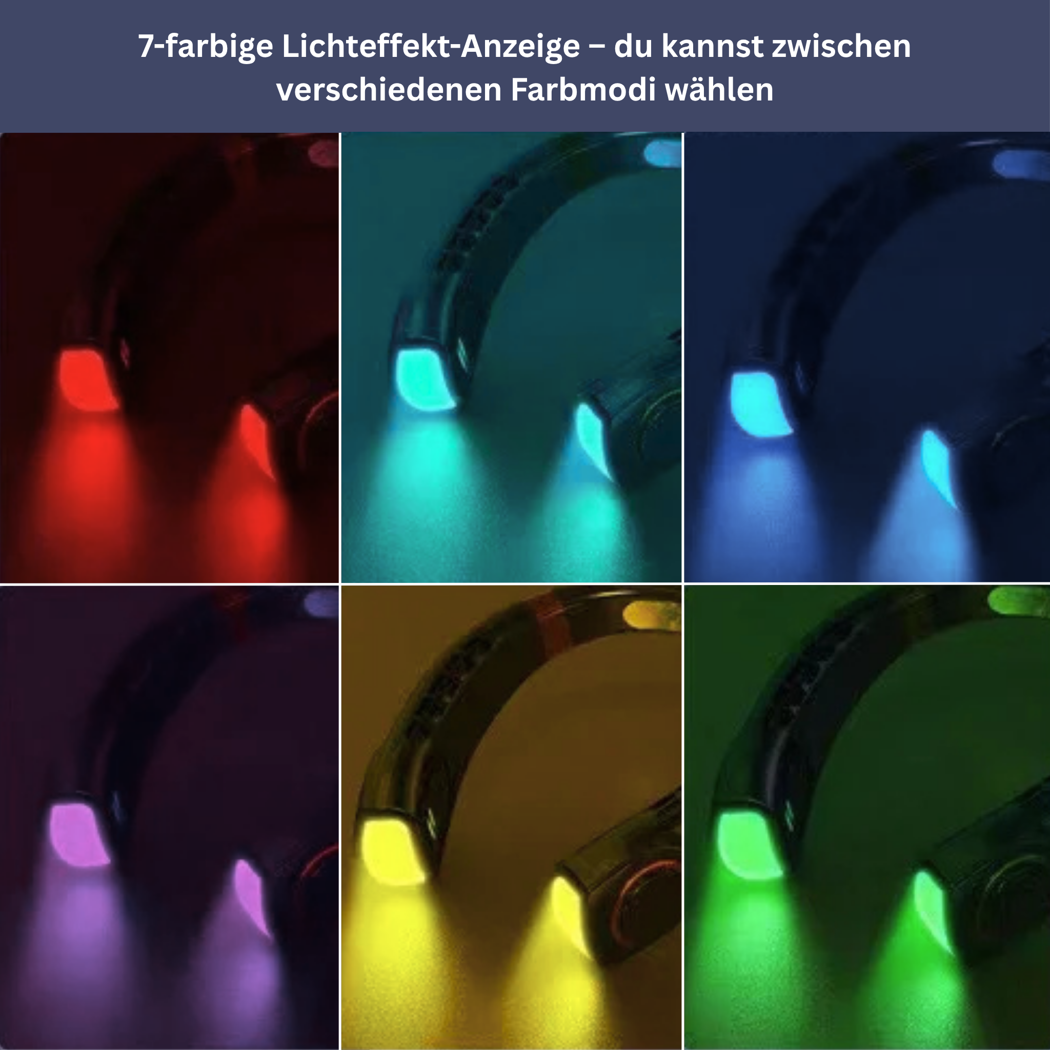 Portable neck fan with LED cooling plates