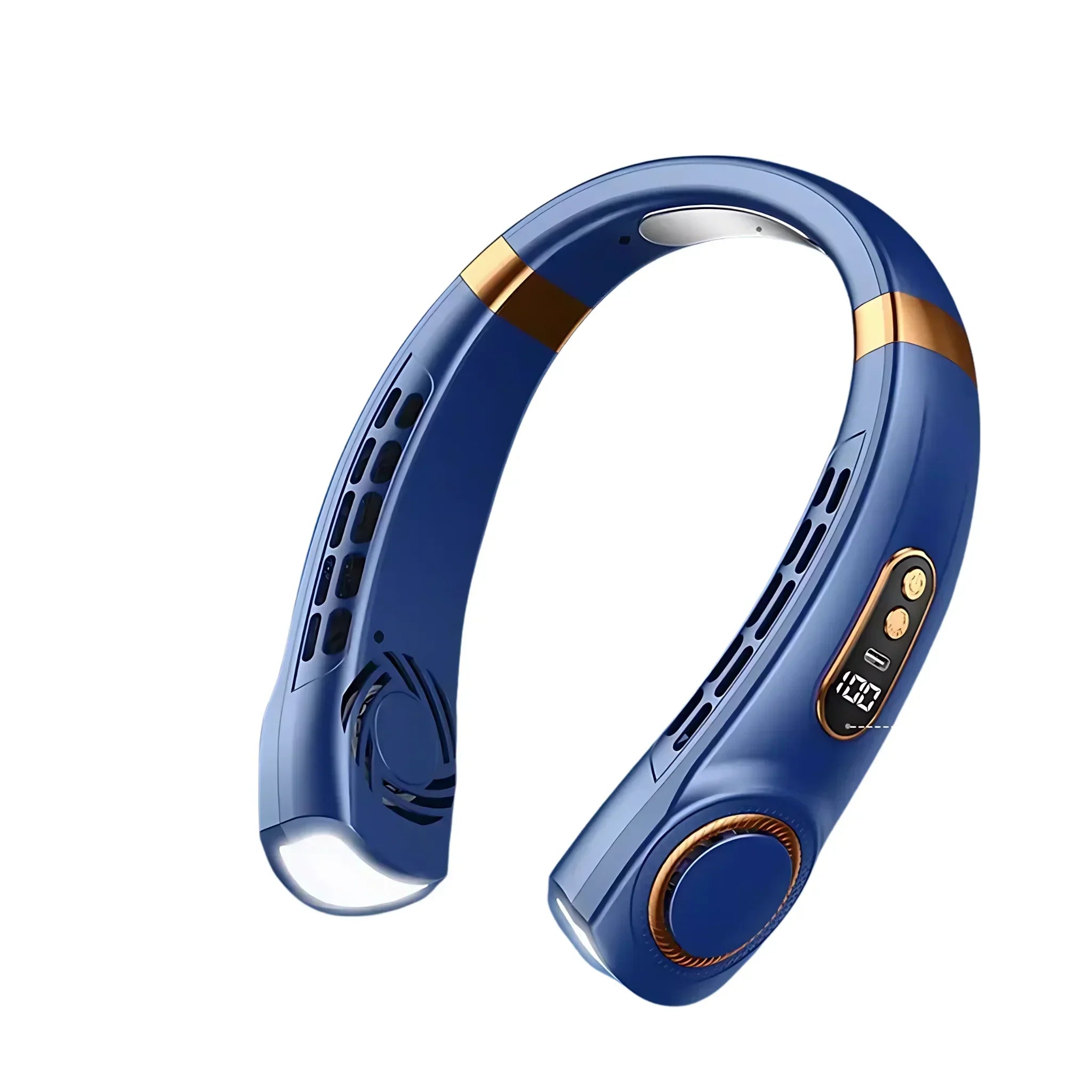 Portable Neck Fan with LED Cool Plates