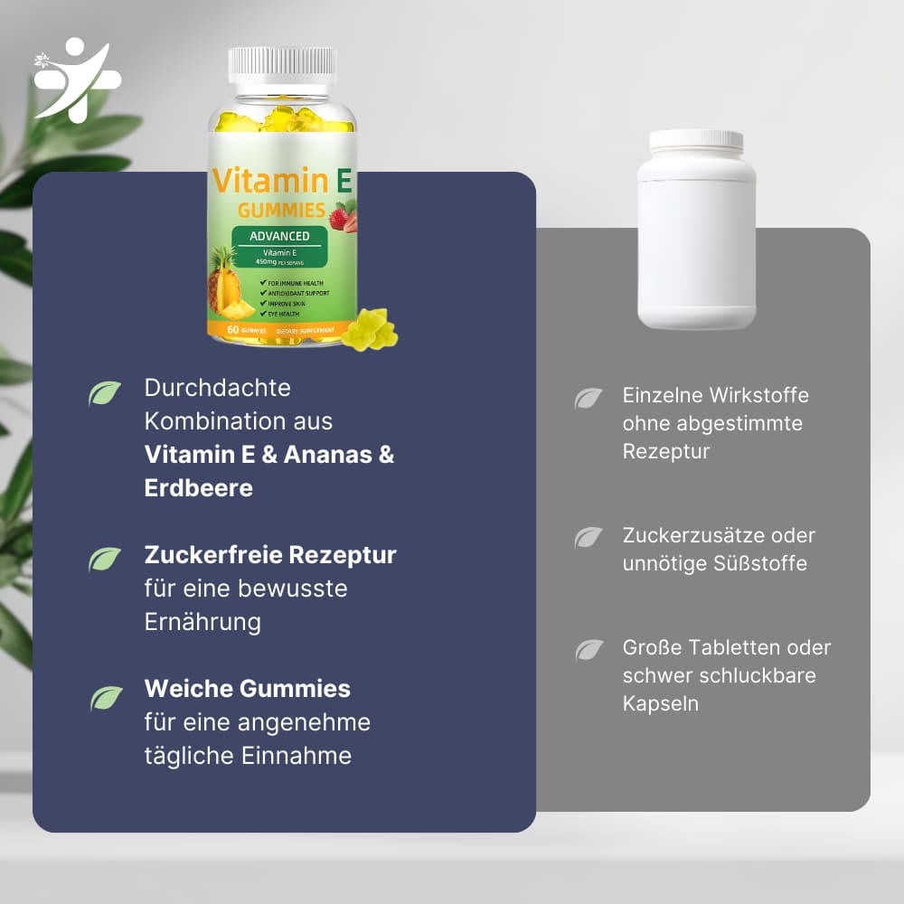 Vitamin E Gummies – Hautpflege & Zellschutz
