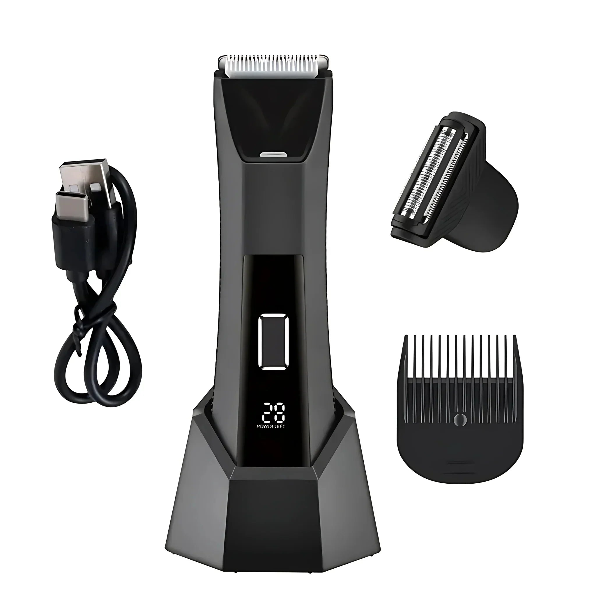 Waterproof Men’s Trimmer with Dual Blades