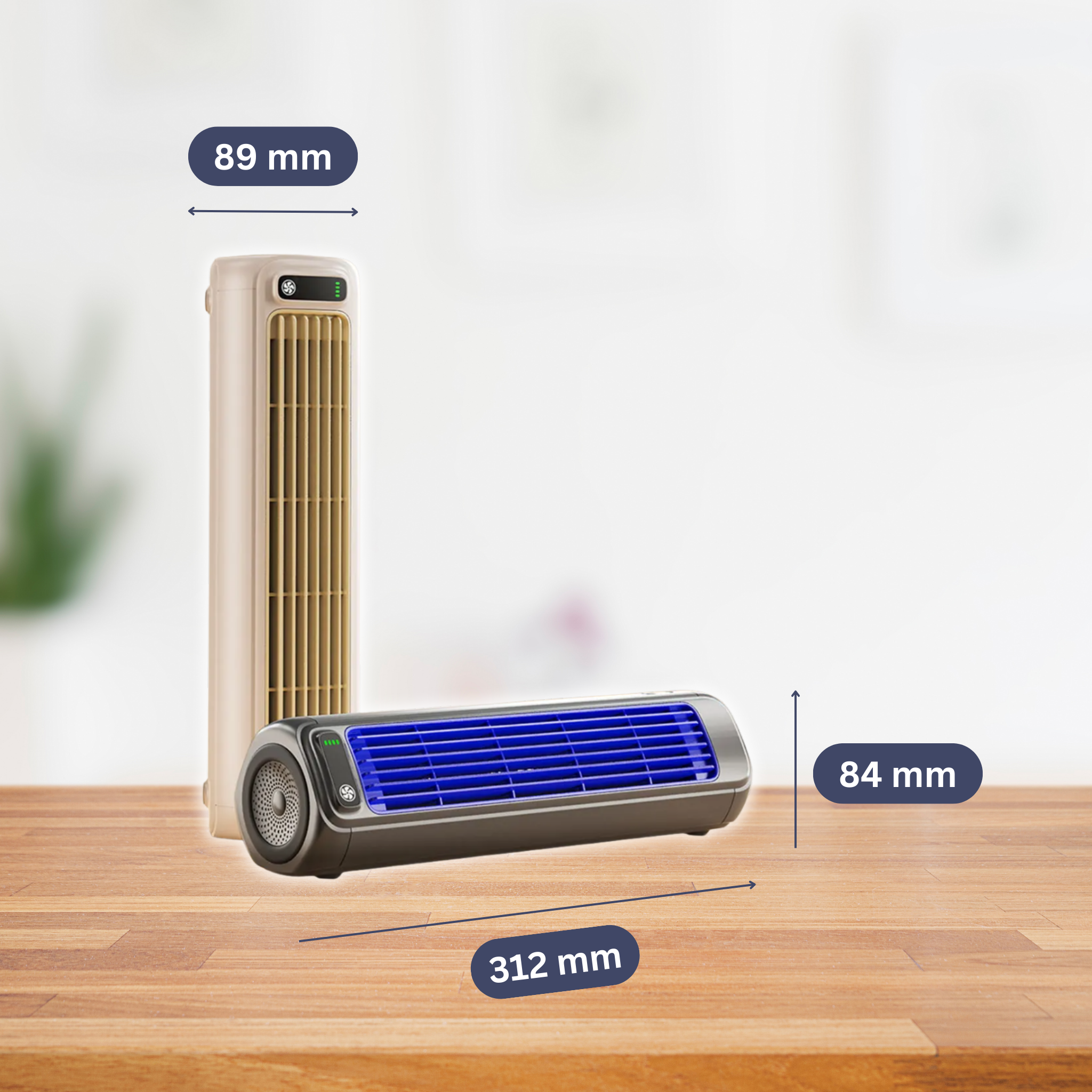 Portable air conditioner with 3 speeds