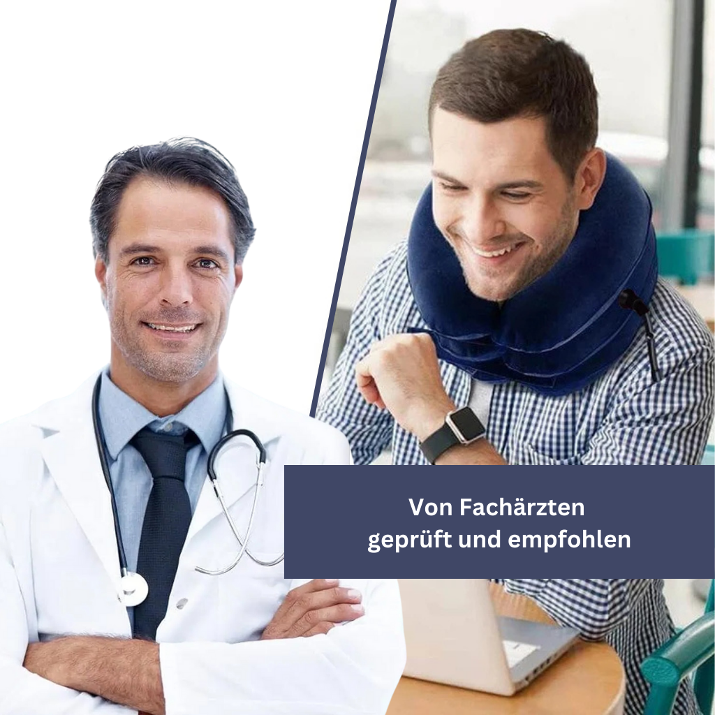 Nackentraum -  Traktionsgerät bei Nackenschmerzen