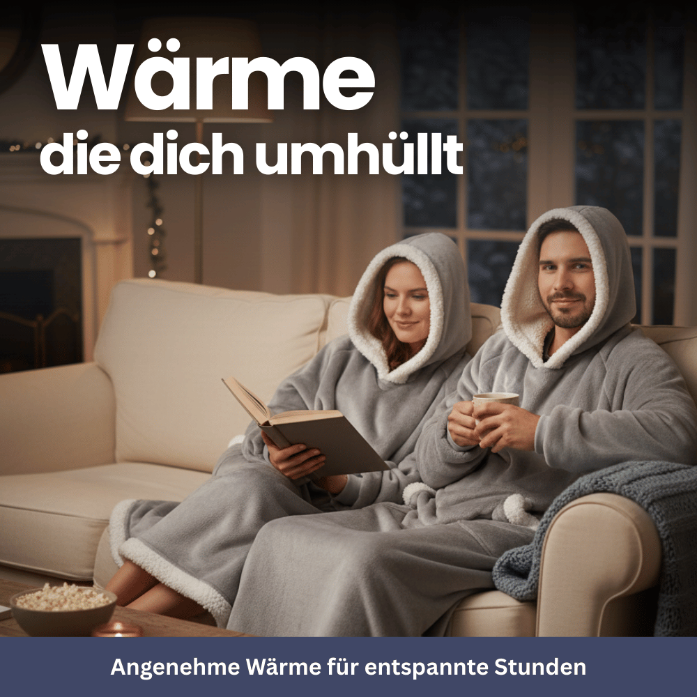 Hoodie-Decke „Kuscheltraum"