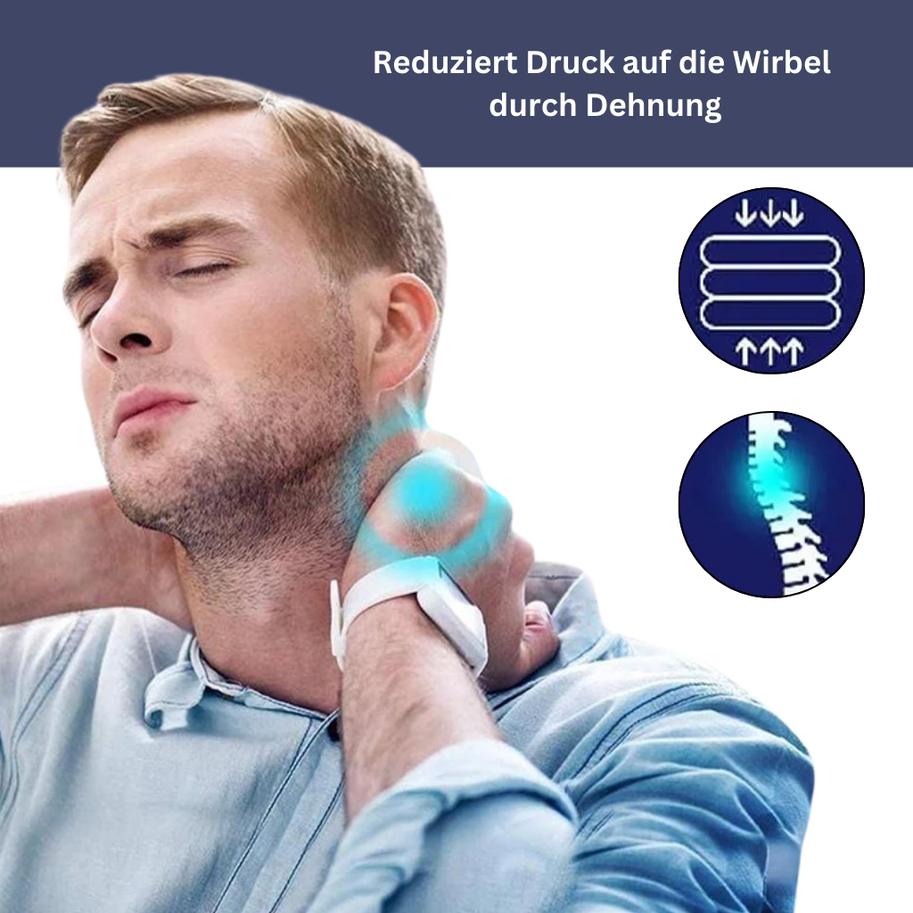 Nackentraum -  Traktionsgerät bei Nackenschmerzen