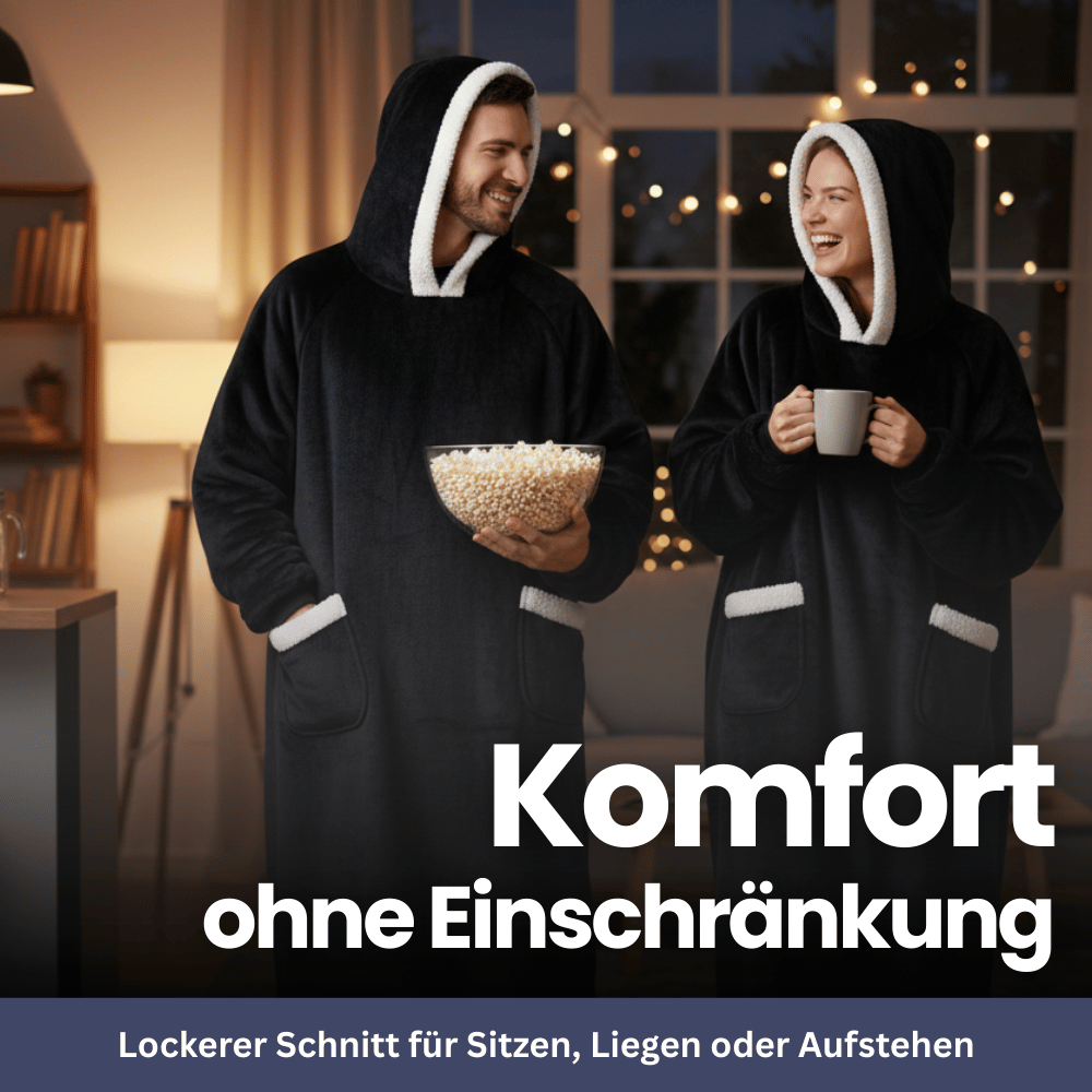 Hoodie-Decke „Kuscheltraum"