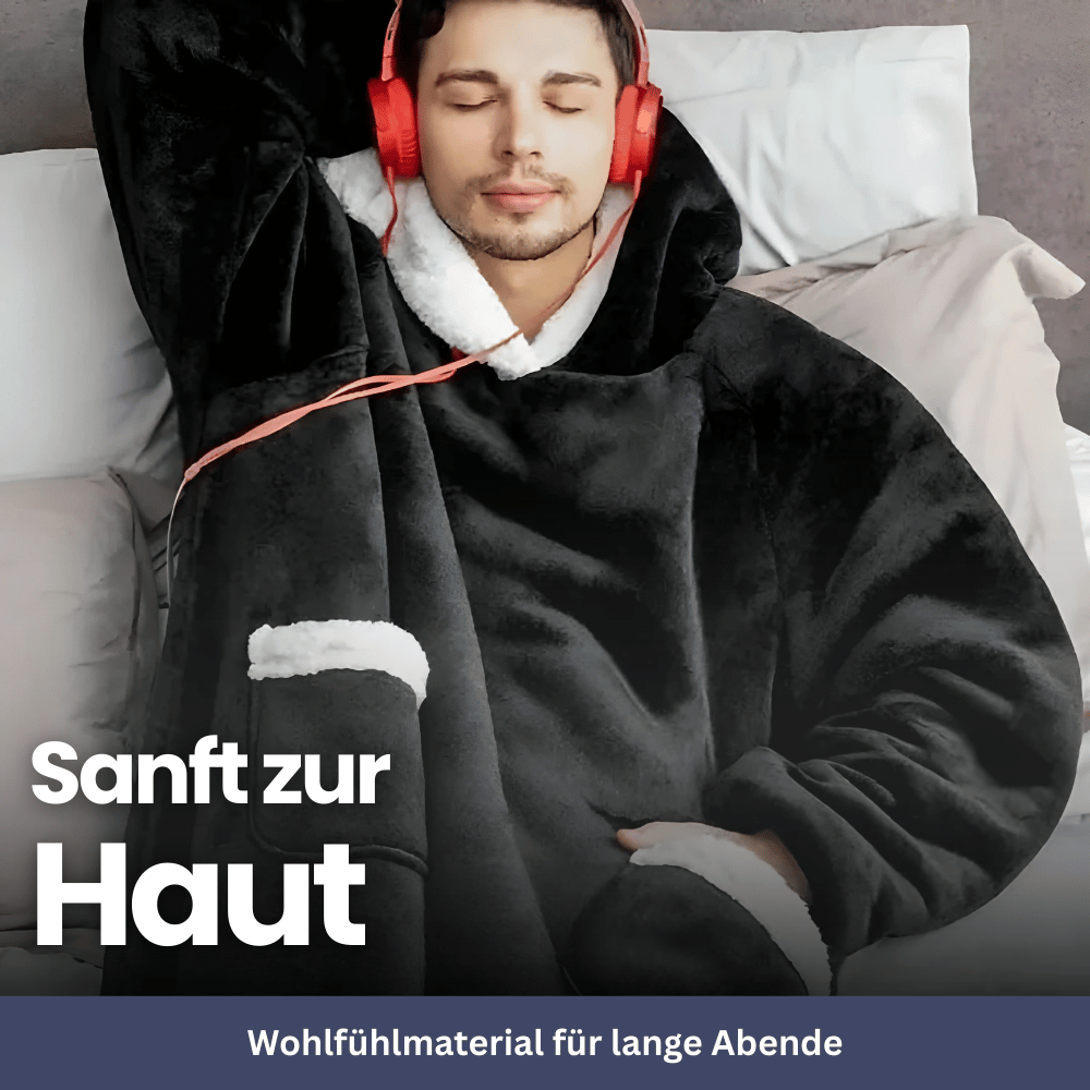 Hoodie-Decke „Kuscheltraum"