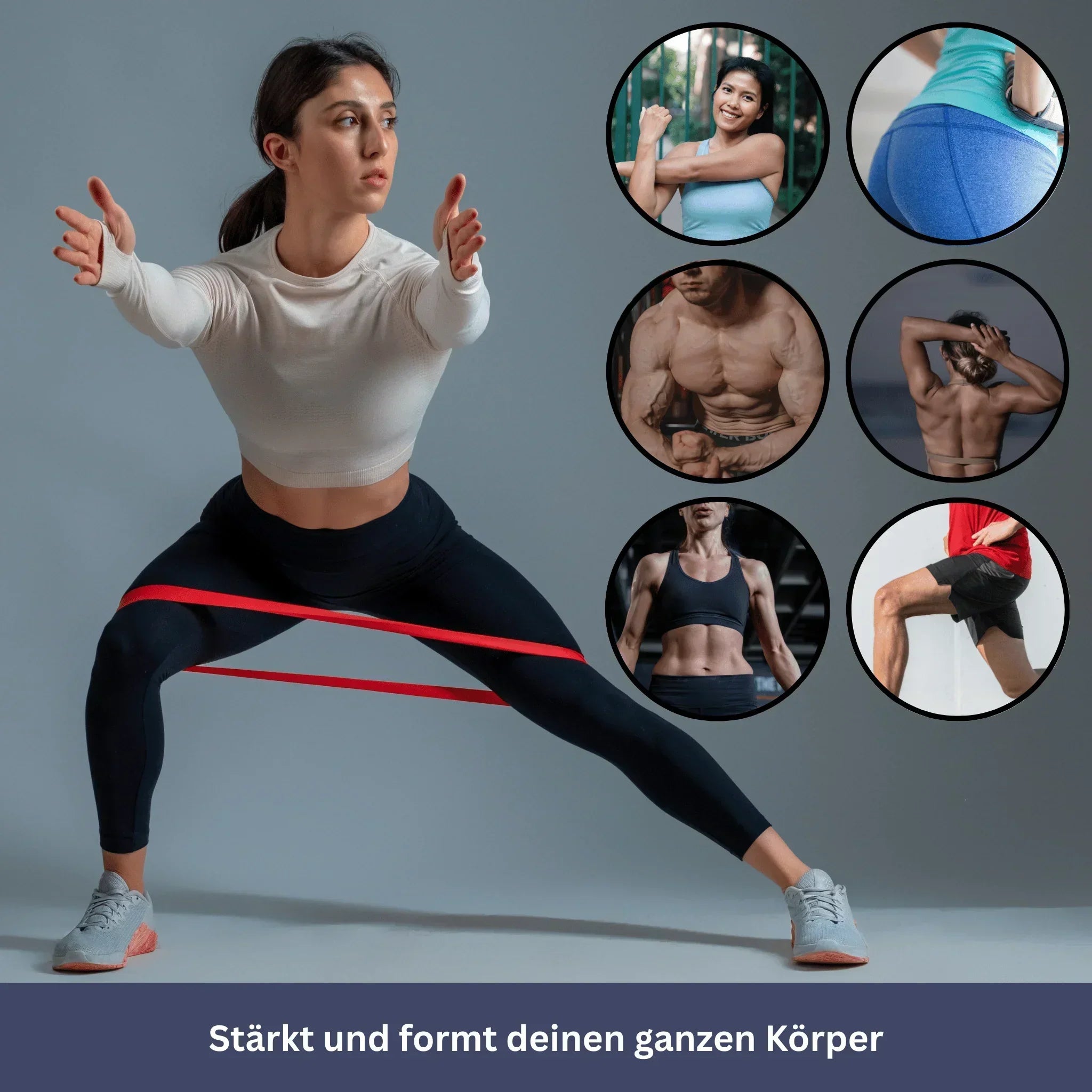 5-Piece Set Fitness Resistance Bands