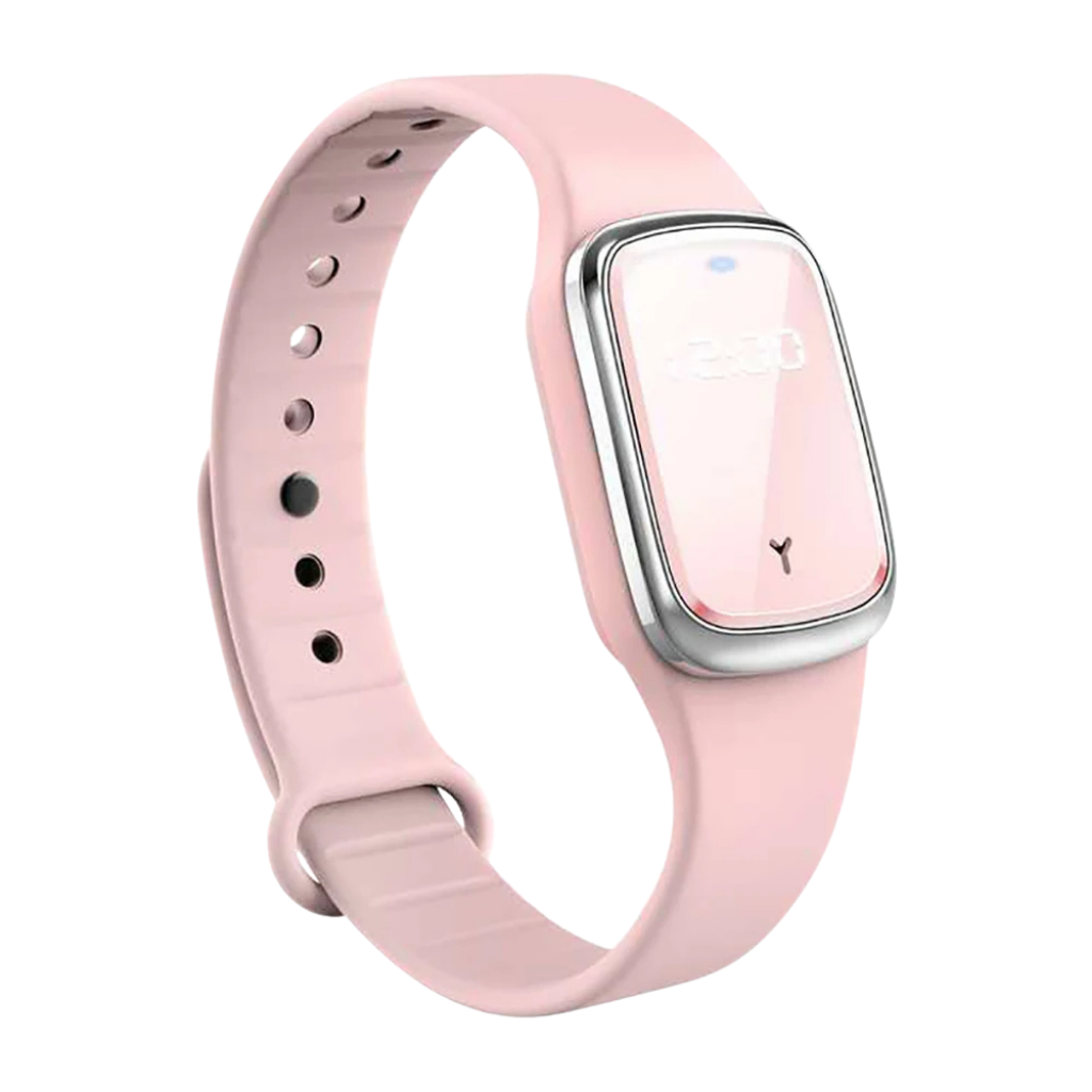 MückenSafe Ultraschall-Armband mit LED-Anzeige