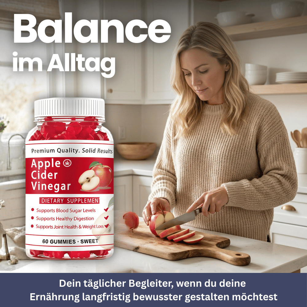 Apfelessig Gummies - Unterstützung von Verdauung & Gewichtskontrolle