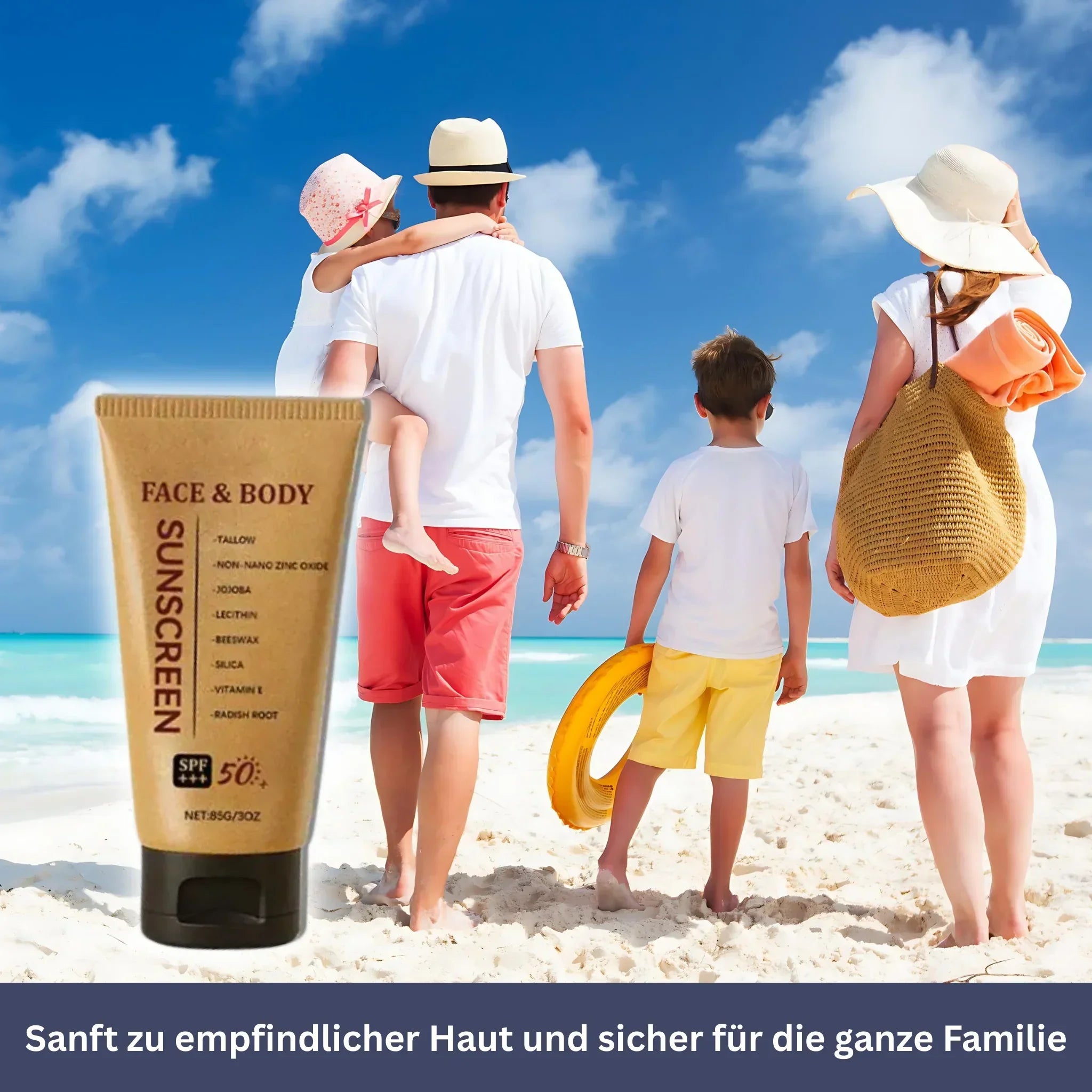 Beef Tallow Mineral Sunscreen SPF 50