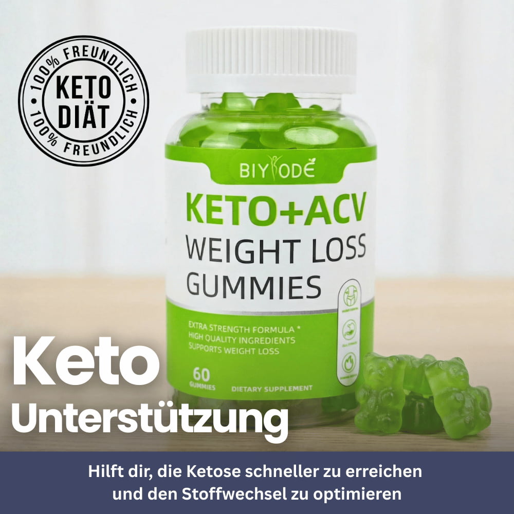 Keto + Apfelessig Gummies – Unterstützung der Gewichtskontrolle