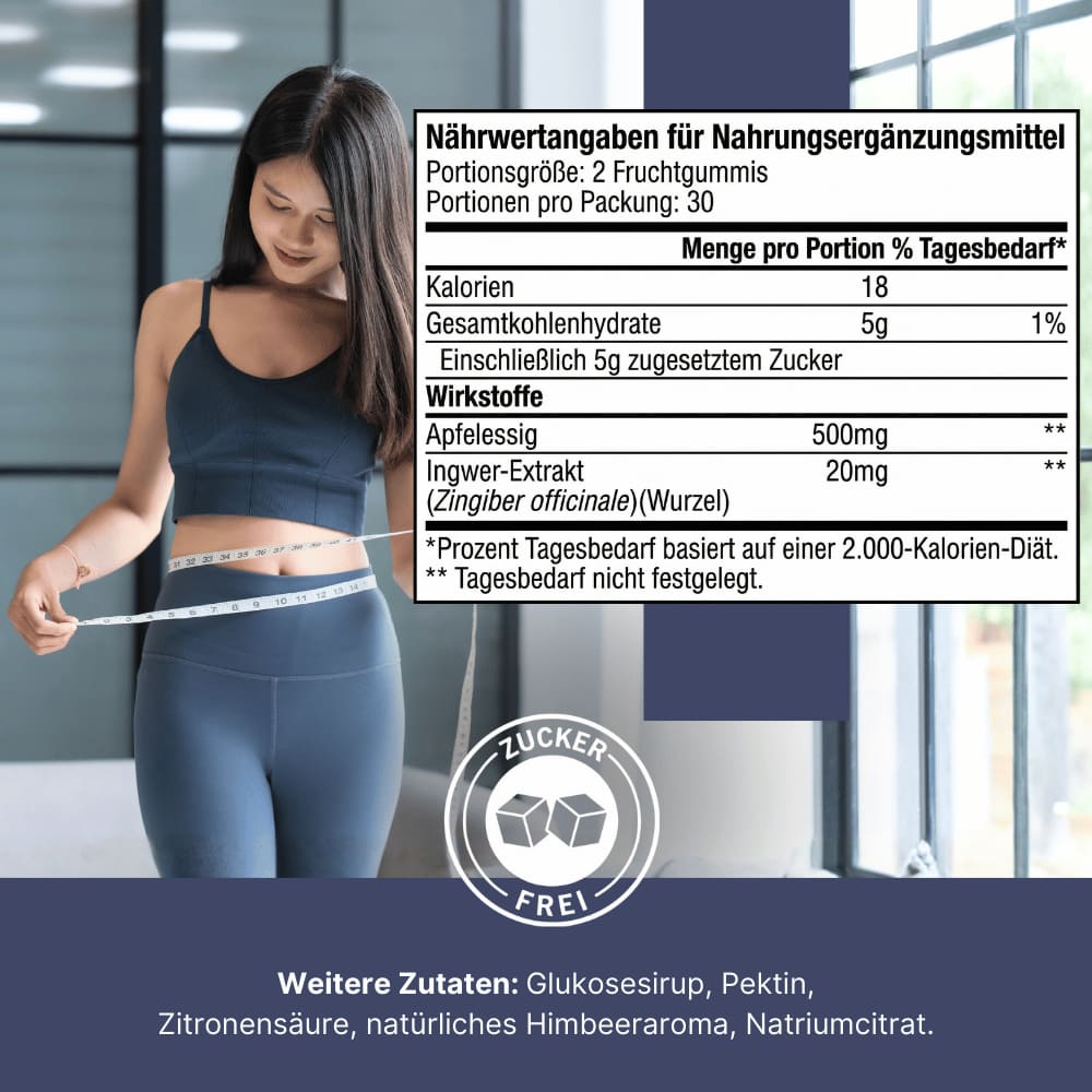 Keto + Apfelessig Gummies – Unterstützung der Gewichtskontrolle