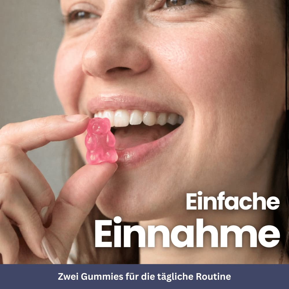 Kollagen + Vitamin C Gummies für Haut, Haare & Nägel