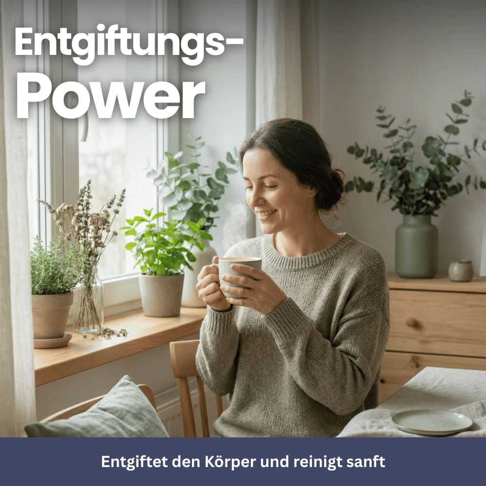 Kräutertee-Mischung mit Grüntee, Ingwer & Zitronengras