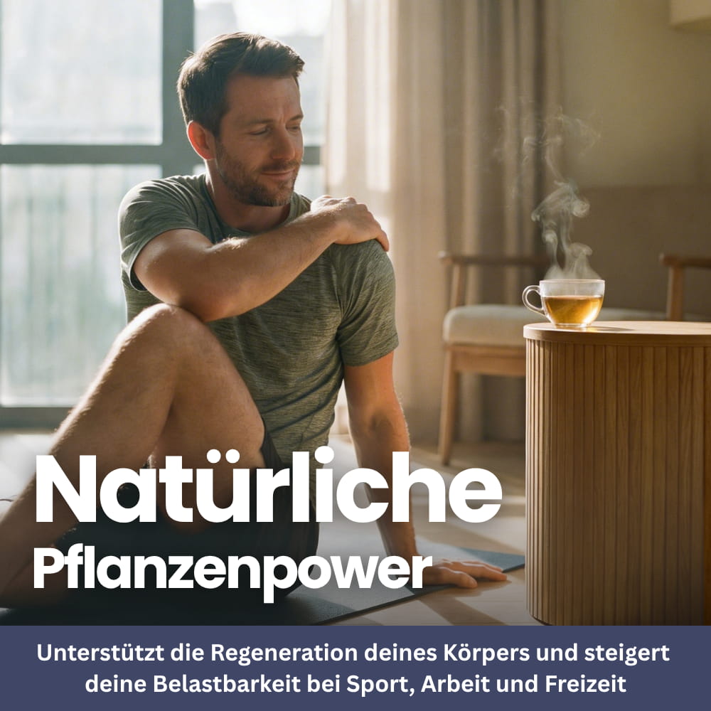 Kräutertee mit Ginseng & Maca