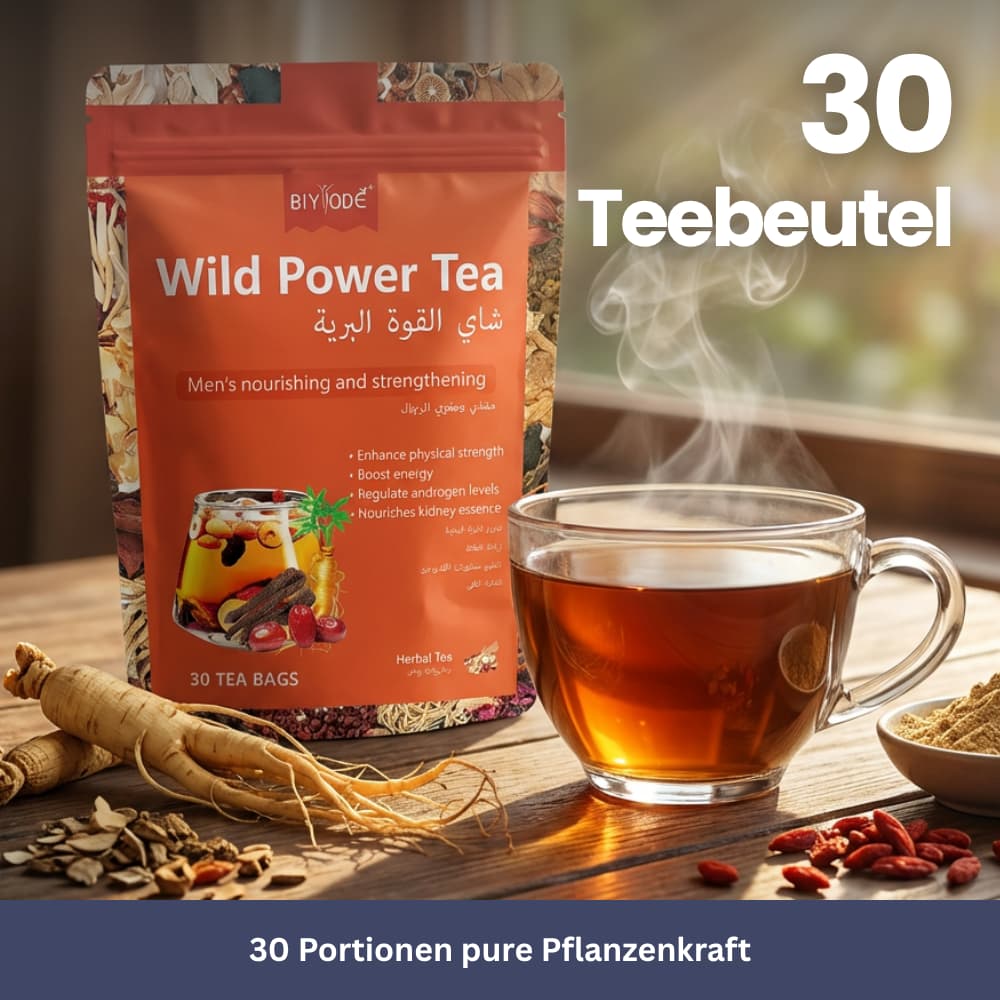 Kräutertee mit Ginseng & Maca