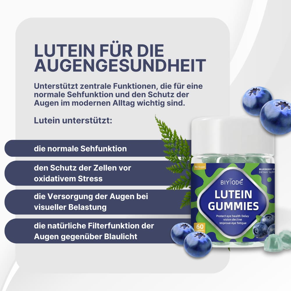 Lutein Gummies für die Augen