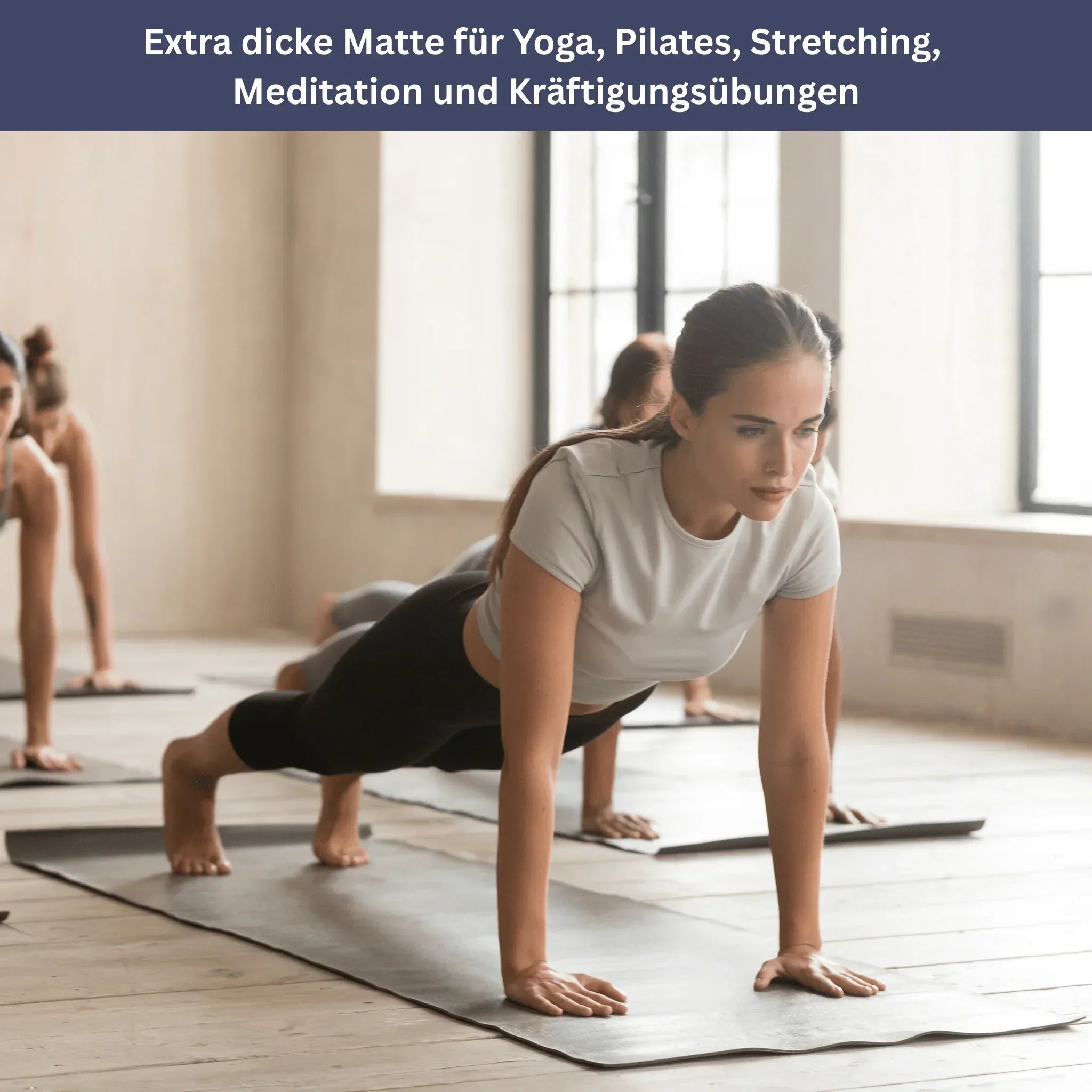 Premium Yoga Mat with Carry Strap