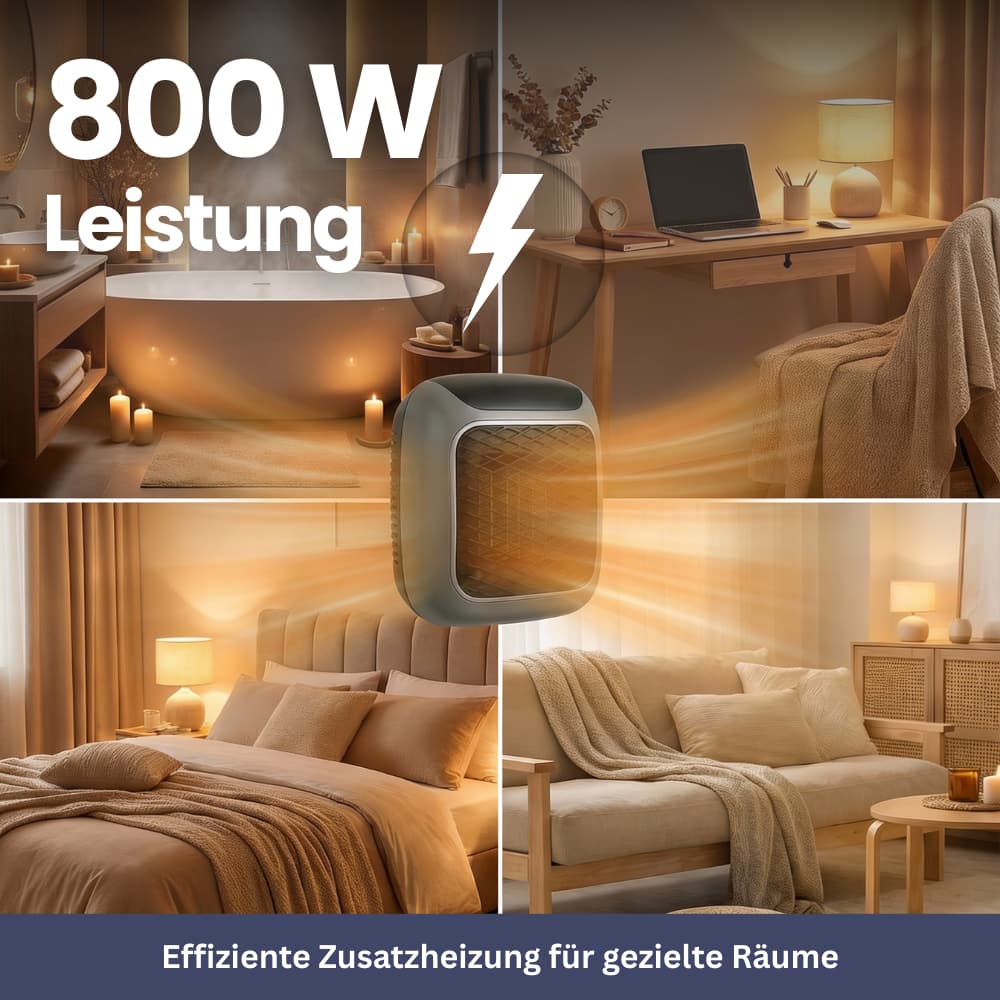 Steckdosen-Heizlüfter 800 W