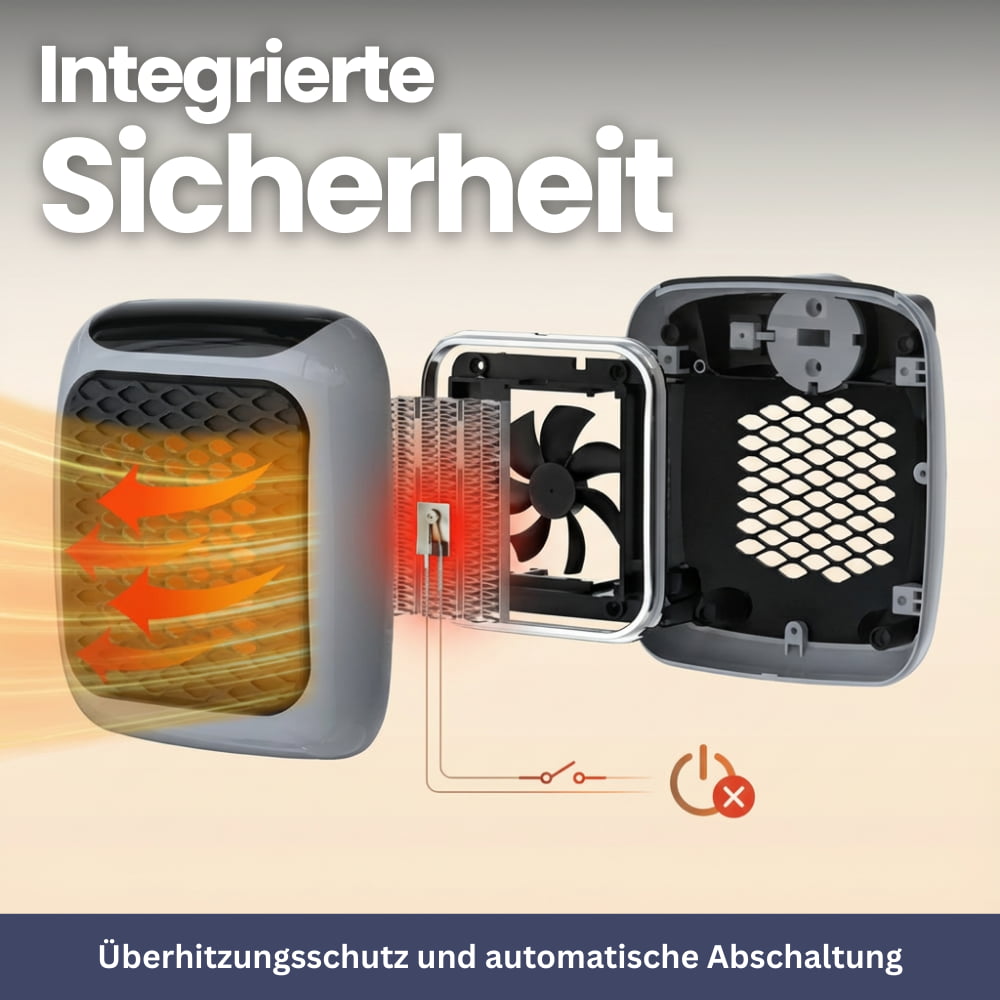 Steckdosen-Heizlüfter 800 W