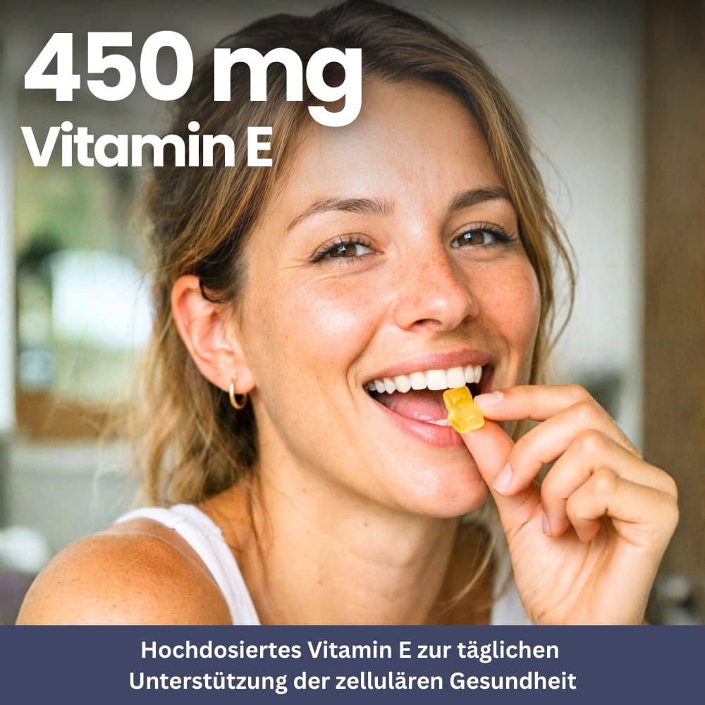 Vitamin E Gummies – Hautpflege & Zellschutz
