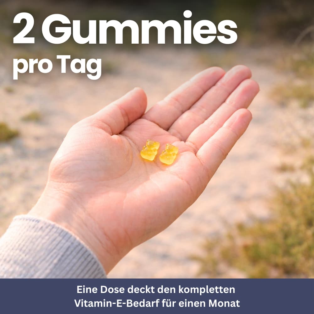 Vitamin E Gummies – Hautpflege & Zellschutz