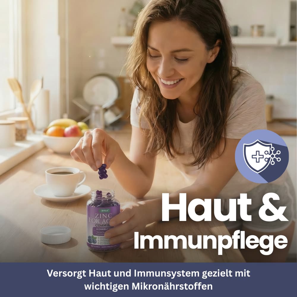 Zinc + Vitamin C Gummies – For Skin & Immune Health