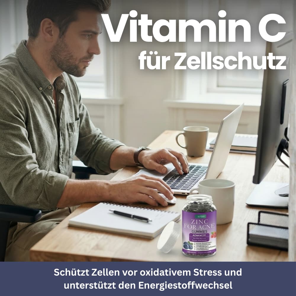 Zinc + Vitamin C Gummies – For Skin & Immune Health